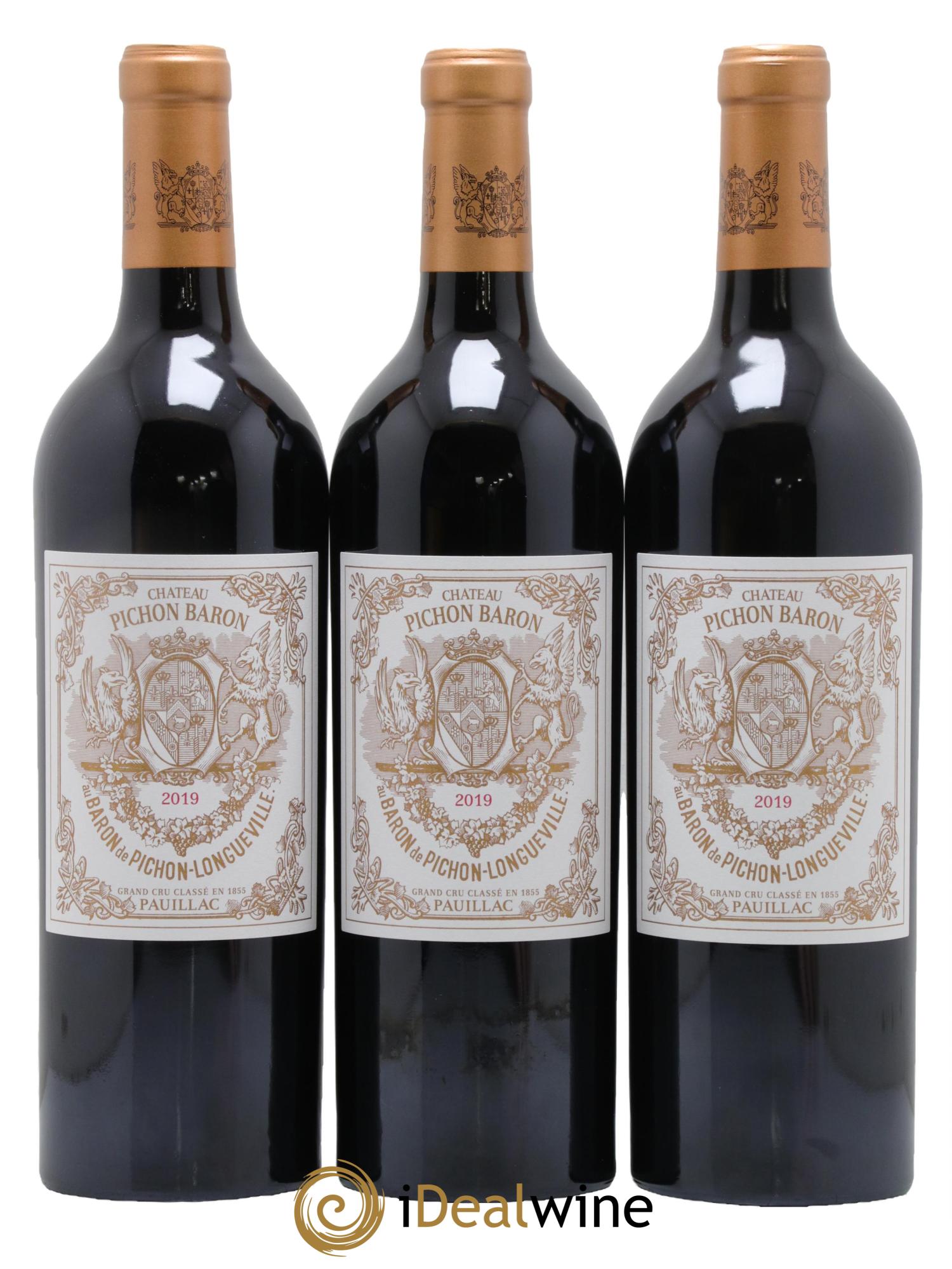 Pichon Longueville Baron 2ème Grand Cru Classé 2019 - Lotto di 6 bottiglie - 1