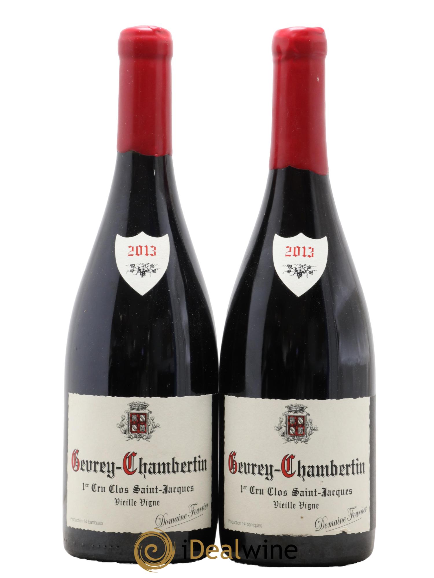 Gevrey-Chambertin 1er Cru Clos Saint-Jacques Vieille Vigne Fourrier (Domaine)  2013 - Posten von 2 Flaschen - 0