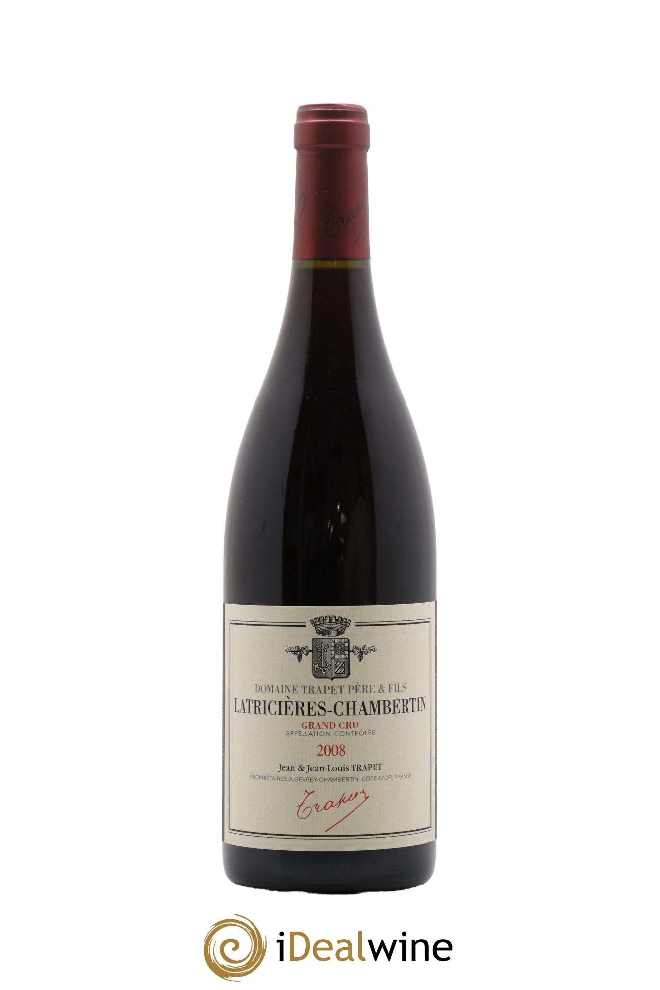 Latricières-Chambertin Grand Cru Domaine Trapet  2008 - Lotto di 1 bottiglia - 0