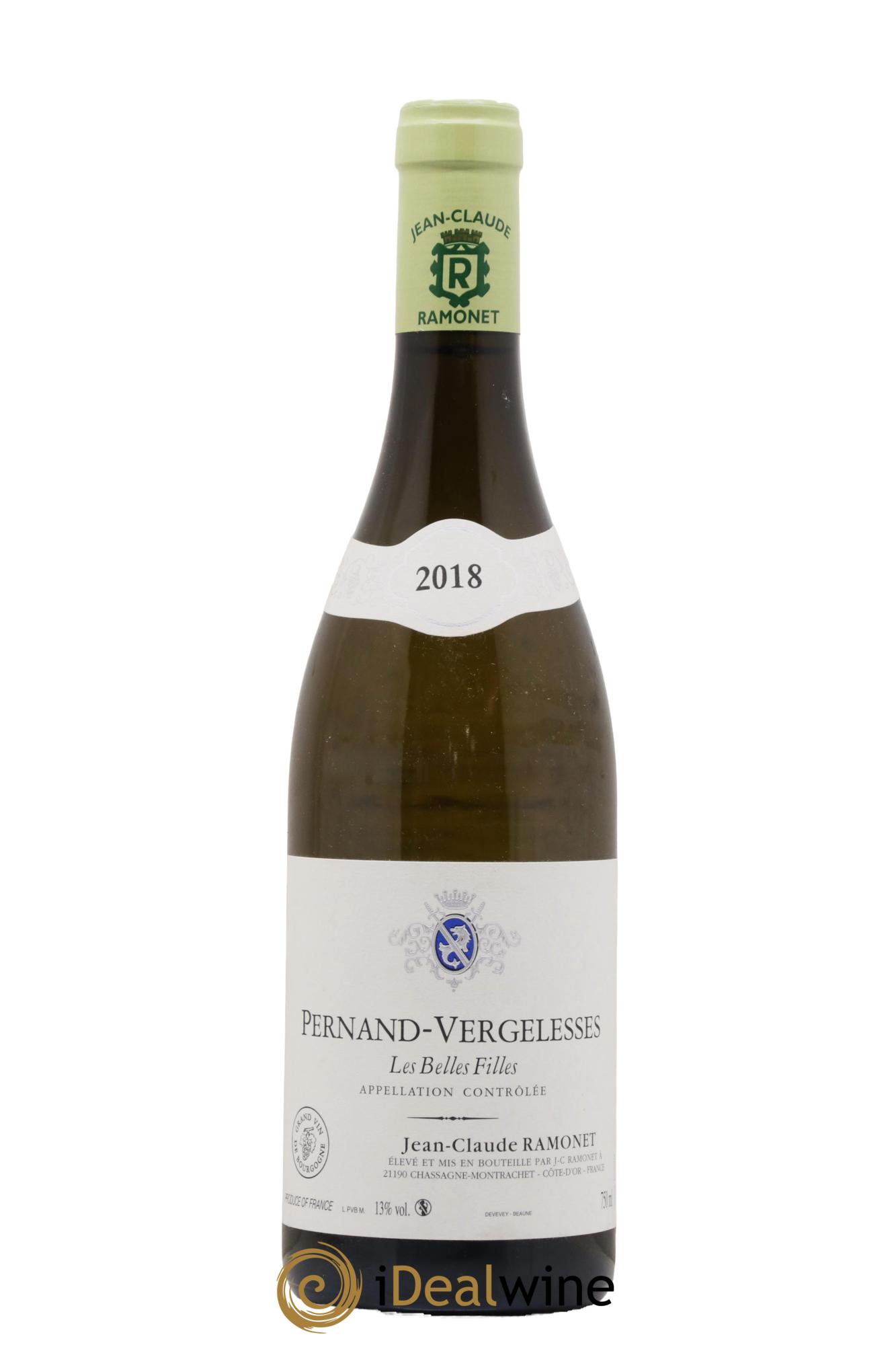 Pernand-Vergelesses Les Belles Filles Ramonet (Domaine) 2018 - Posten von 1 Flasche - 0