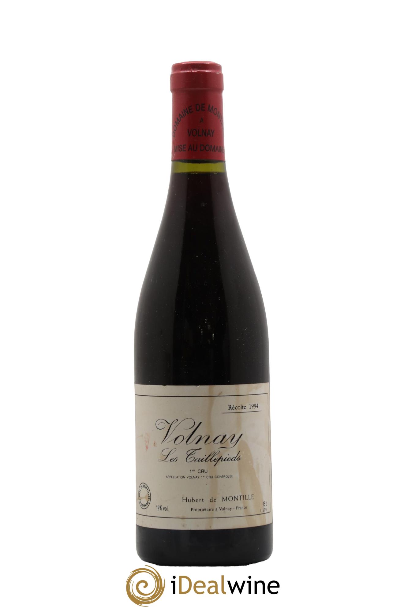 Volnay 1er Cru Les Taillepieds De Montille (Domaine)  1994 - Lot de 1 bouteille - 0