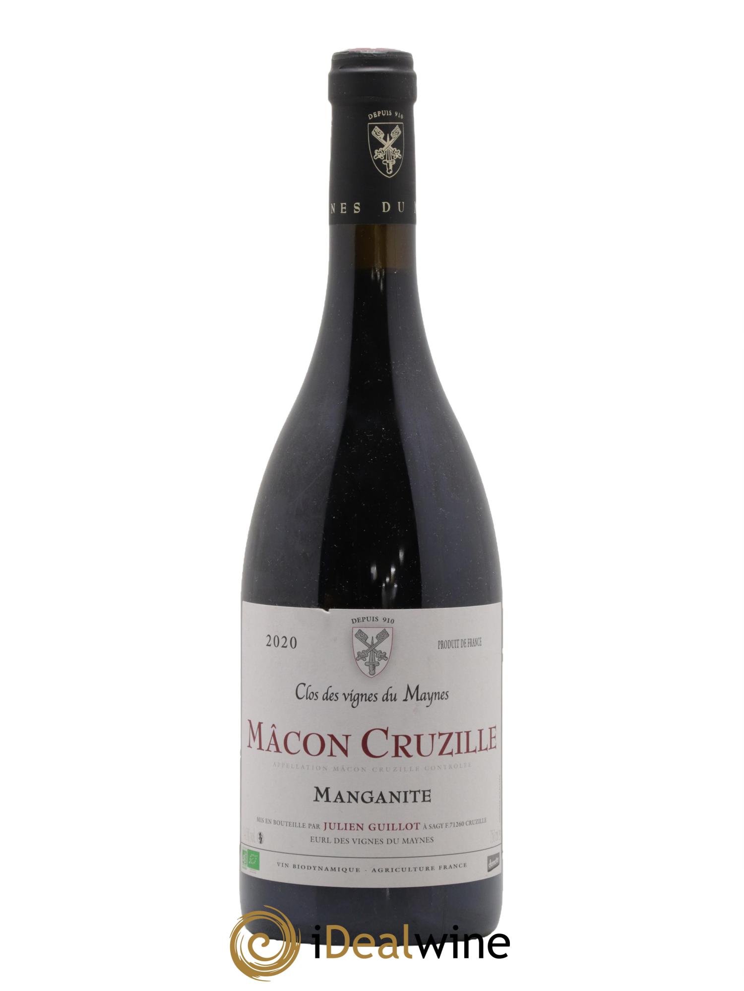 Mâcon-Cruzille Manganite Les Vignes du Maynes 2020 - Lot de 1 bouteille - 0