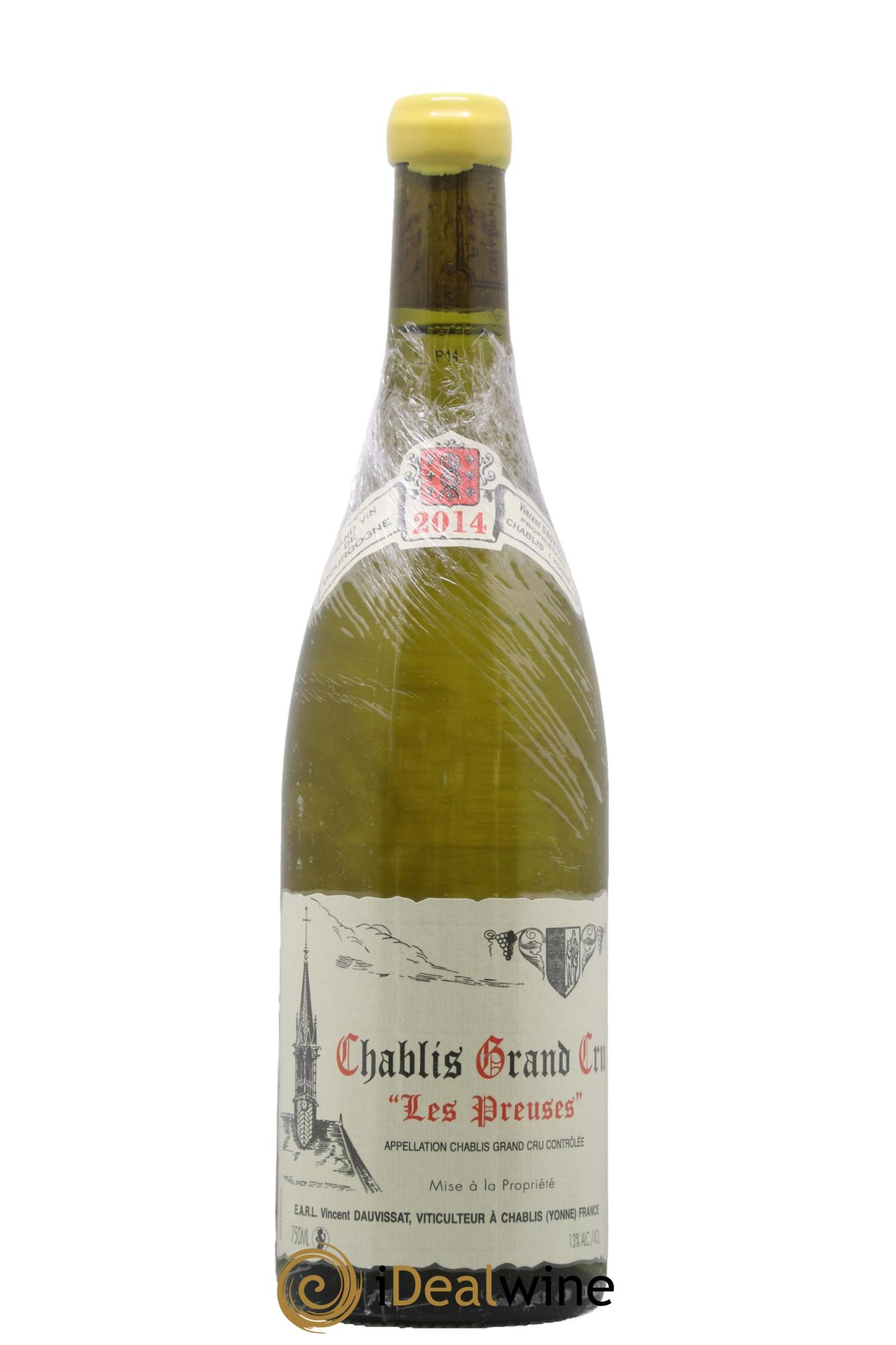 Chablis Grand Cru Les Preuses Vincent Dauvissat (Domaine) 2014 - Posten von 1 Flasche - 0