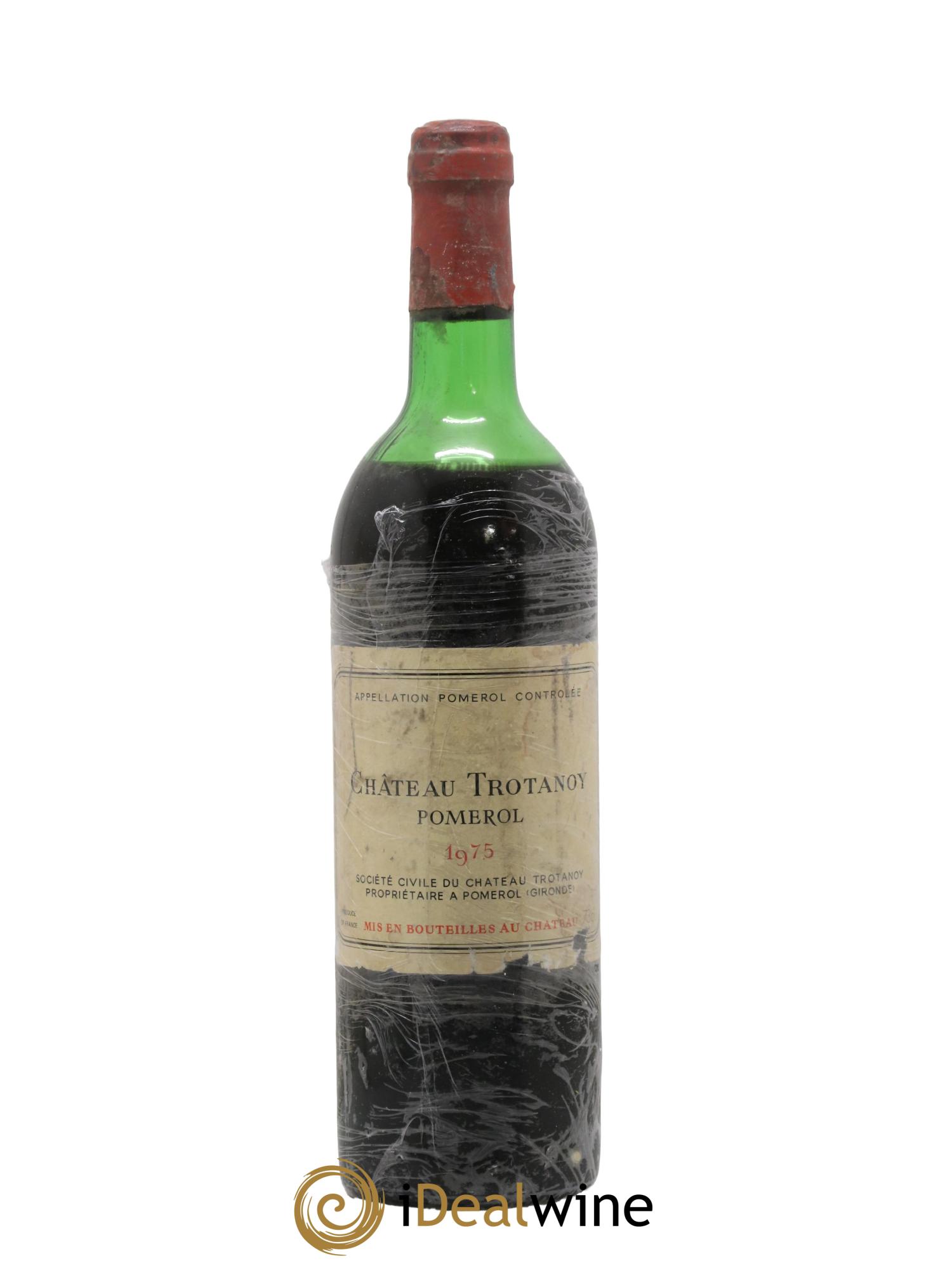 Château Trotanoy 1975 - Lot de 1 bouteille - 0