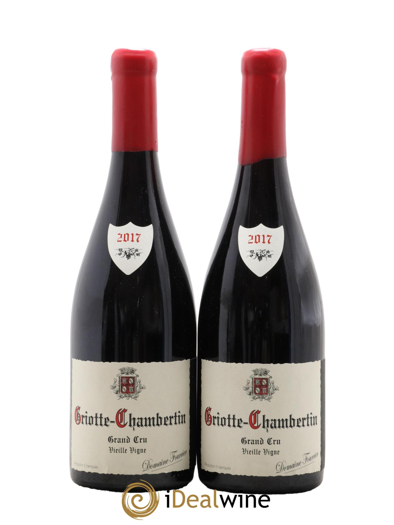 Griotte-Chambertin Grand Cru Vieille Vigne Fourrier (Domaine)  2017 - Lot de 2 bouteilles - 0