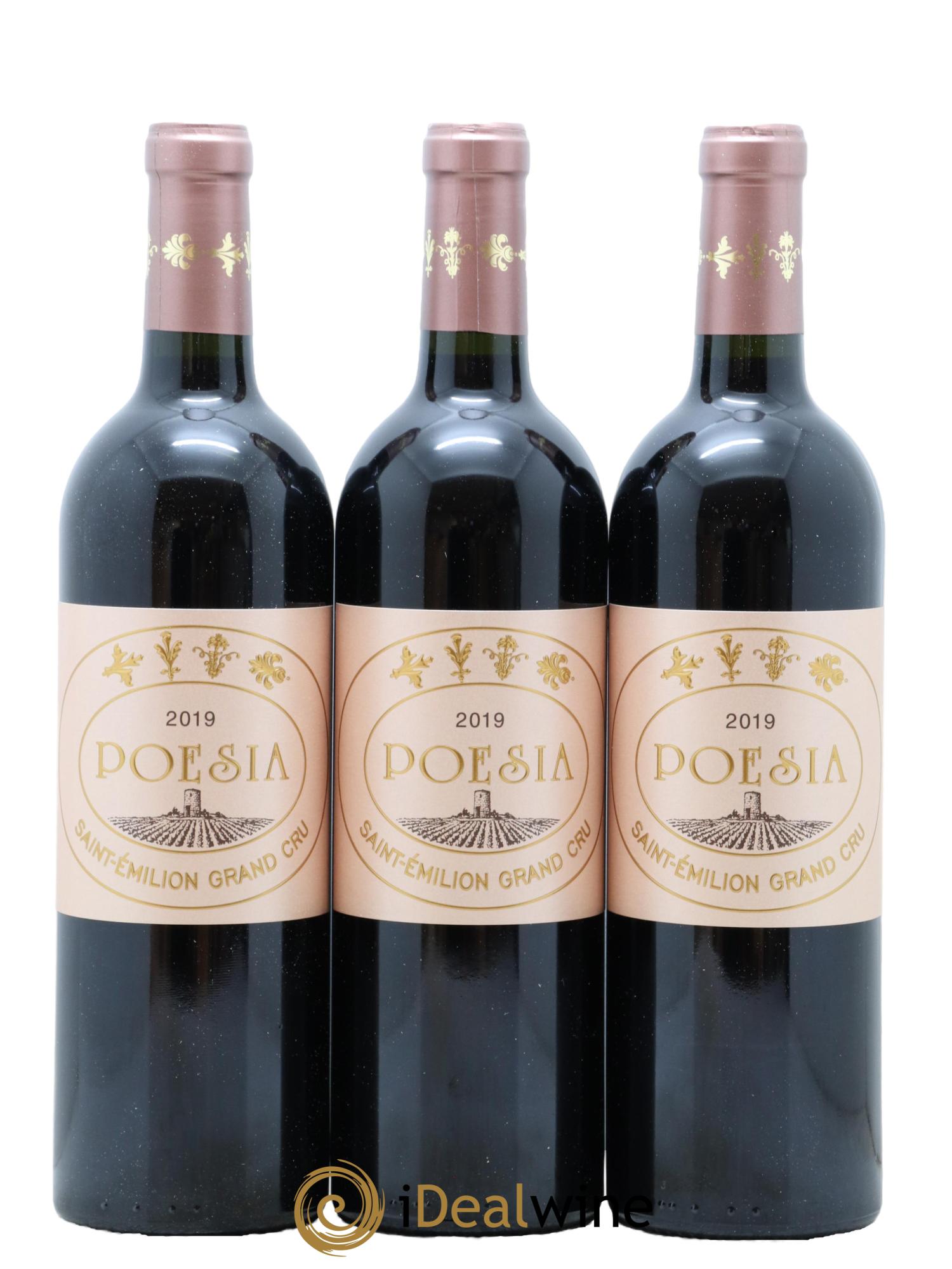 Saint-Émilion Grand Cru Chateau Poesia 2019 - Lot of 6 bottles - 1