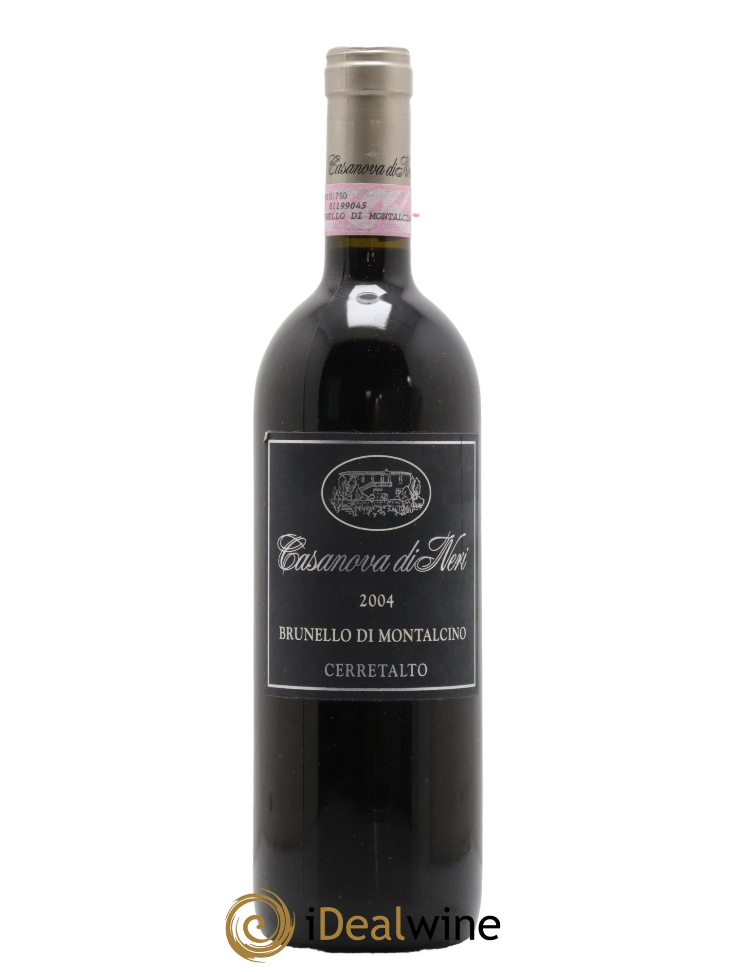 Brunello di Montalcino DOCG Cerretalto Casanova di Neri - Giacomo Neri 2004 - Posten von 1 Flasche - 0