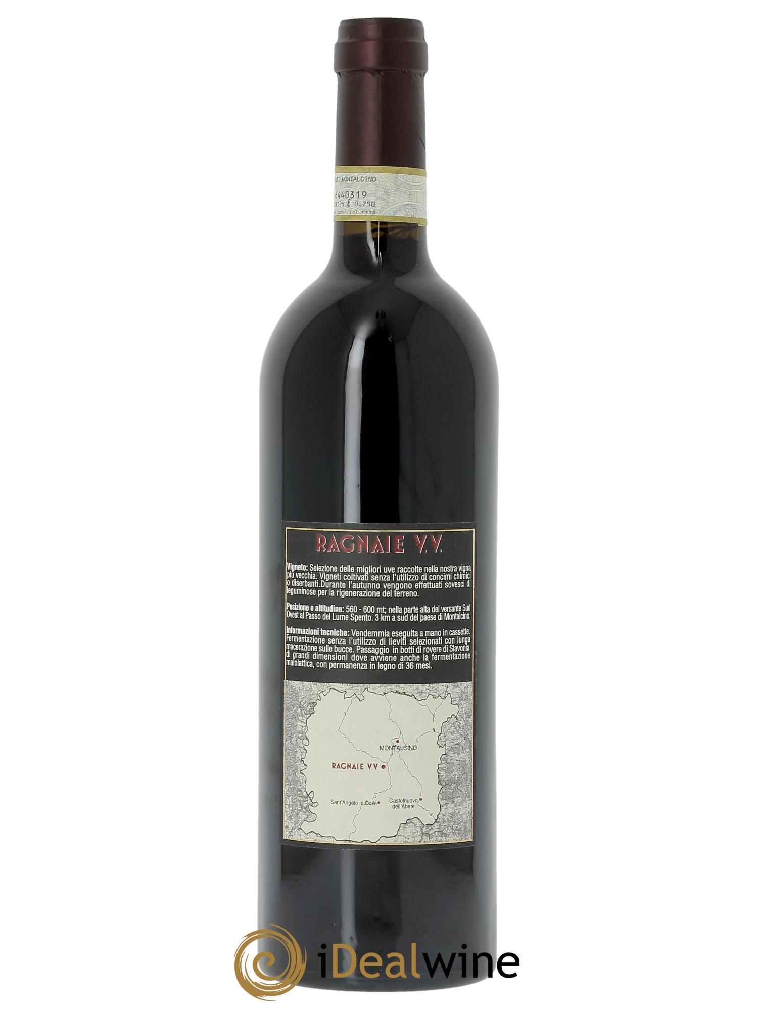 Brunello di Montalcino DOCG DOCG Vecchie Vigne Le Ragnaie  2018 - Lot de 1 bouteille - 1