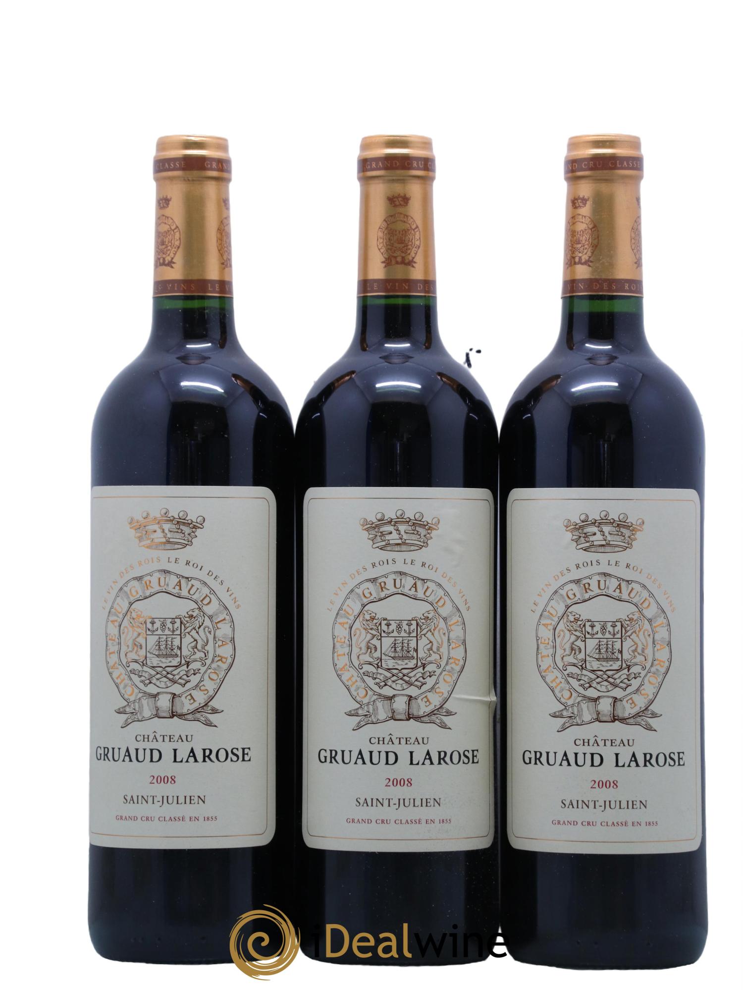 Château Gruaud Larose 2ème Grand Cru Classé  2008 - Lotto di 12 bottiglie - 4