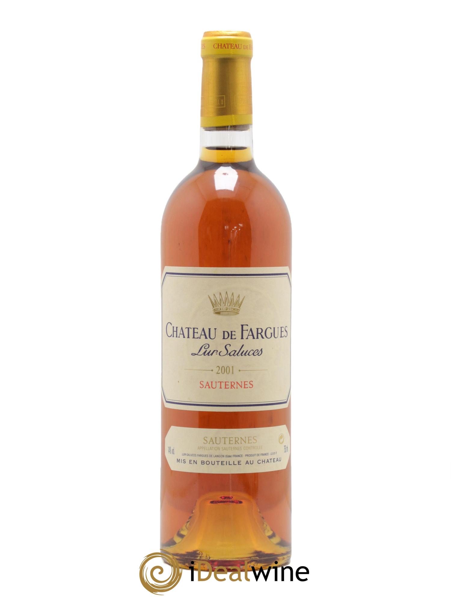 Château de Fargues 2001 - Posten von 1 Flasche - 0