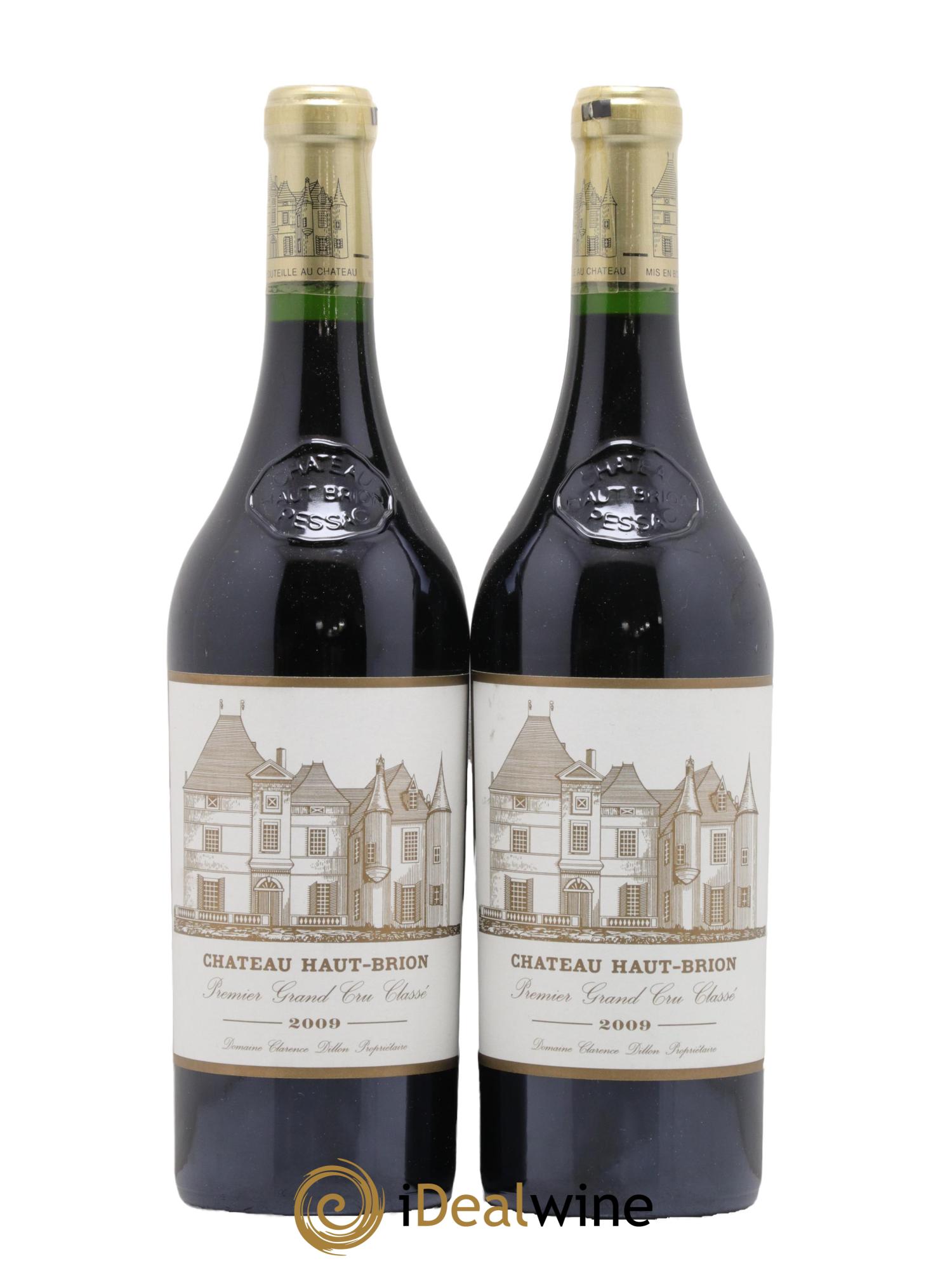 Château Haut Brion 1er Grand Cru Classé  2009 - Lot of 2 bottles - 0