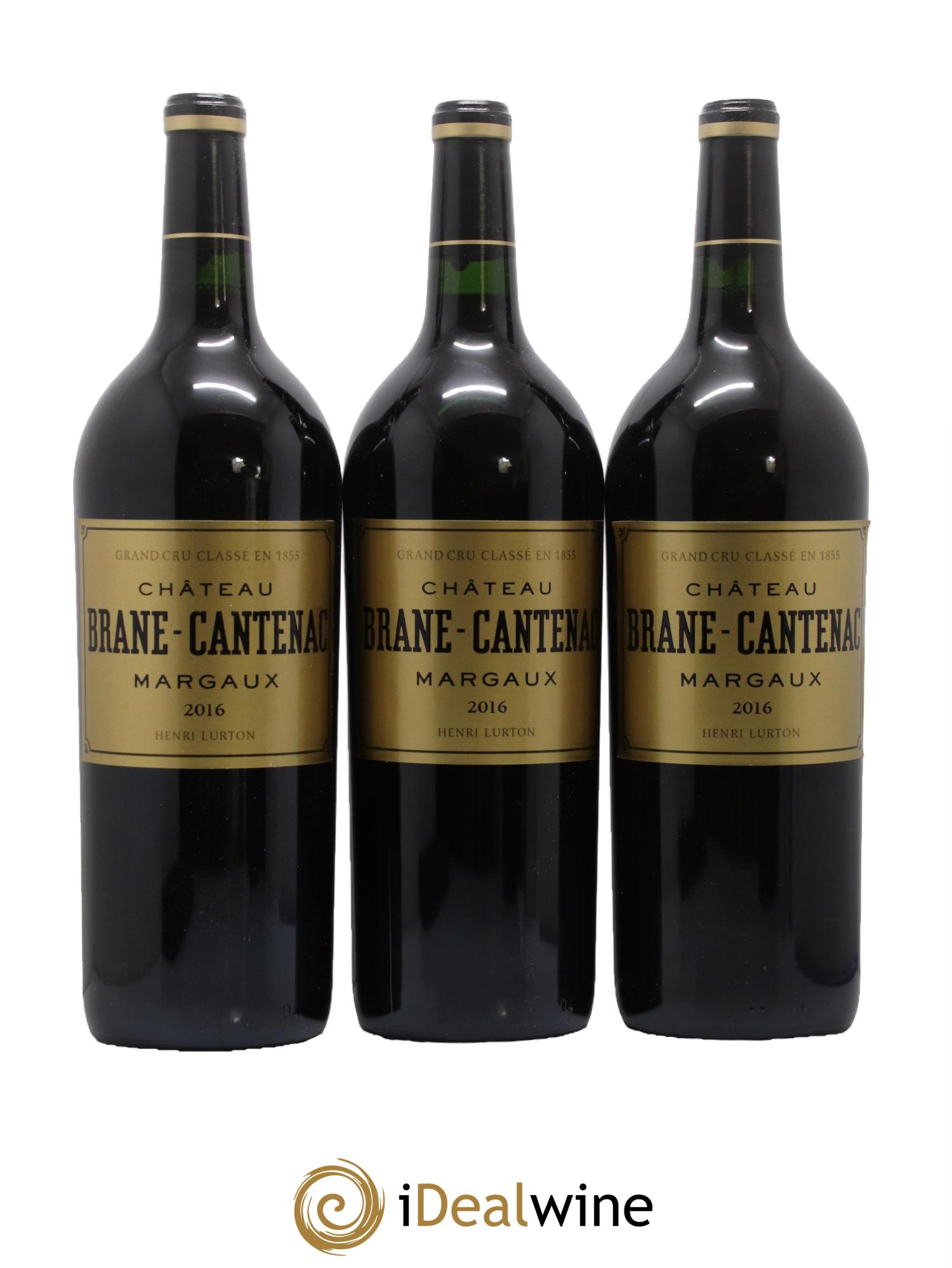 Château Brane Cantenac 2ème Grand Cru Classé 2016 - Lot of 3 magnums - 0