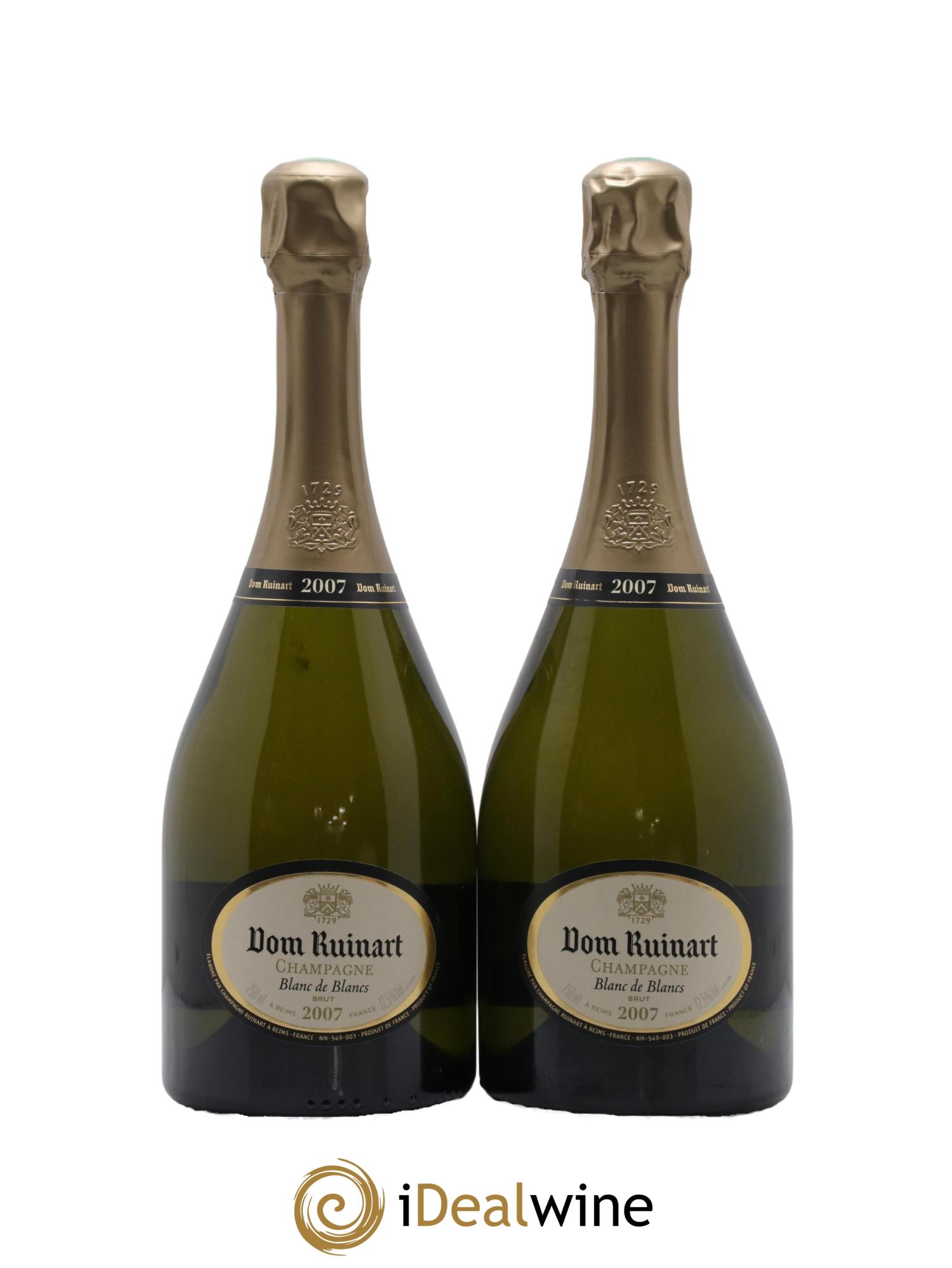 Dom Ruinart Brut Ruinart 2007 - Lot of 2 bottles - 0