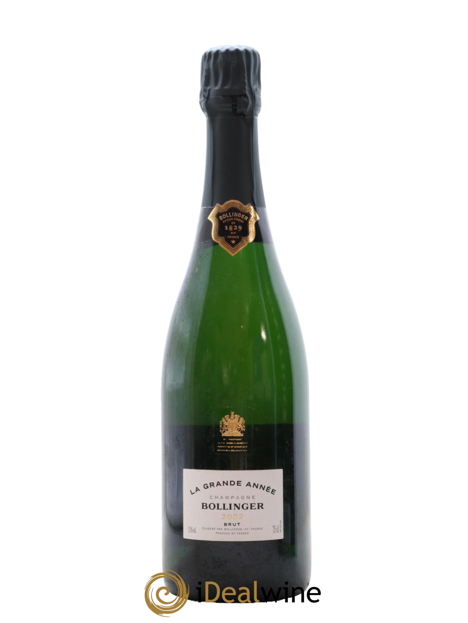 Grande Année Bollinger 2002 - Lot de 1 bouteille - 1