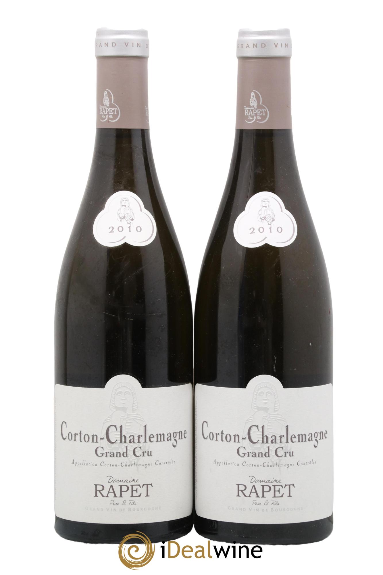 Corton-Charlemagne Grand Cru Rapet Père & Fils 2010 - Lotto di 2 bottiglie - 0