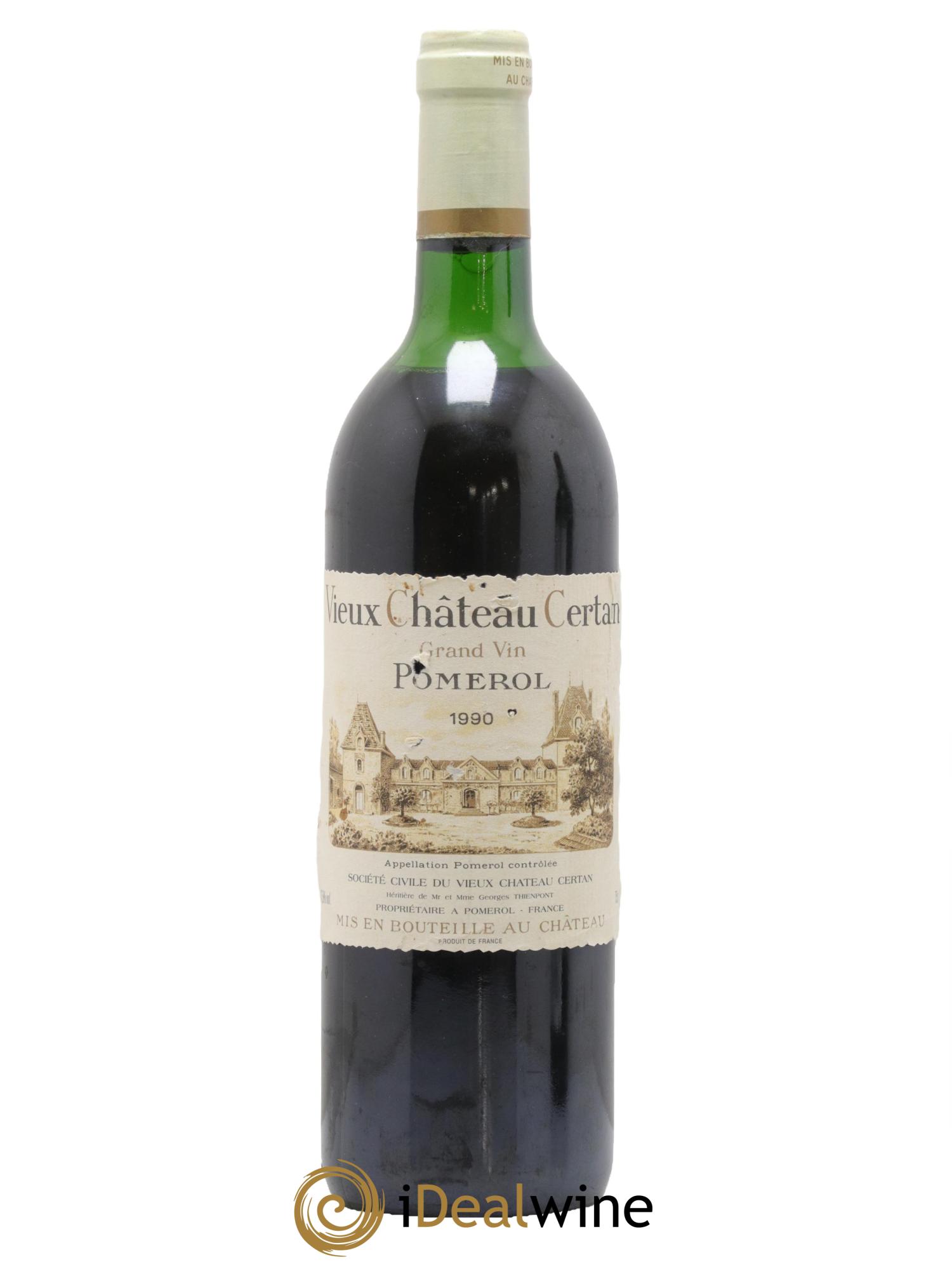 Vieux Château Certan 1990 - Posten von 1 Flasche - 0