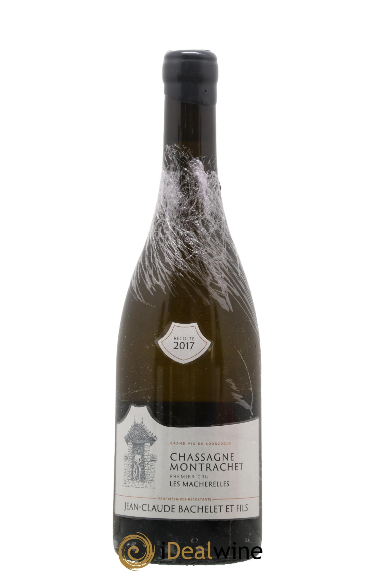 Chassagne-Montrachet 1er Cru Les Macherelles Jean-Claude Bachelet (Domaine) 2017 - Lot de 1 bouteille - 0