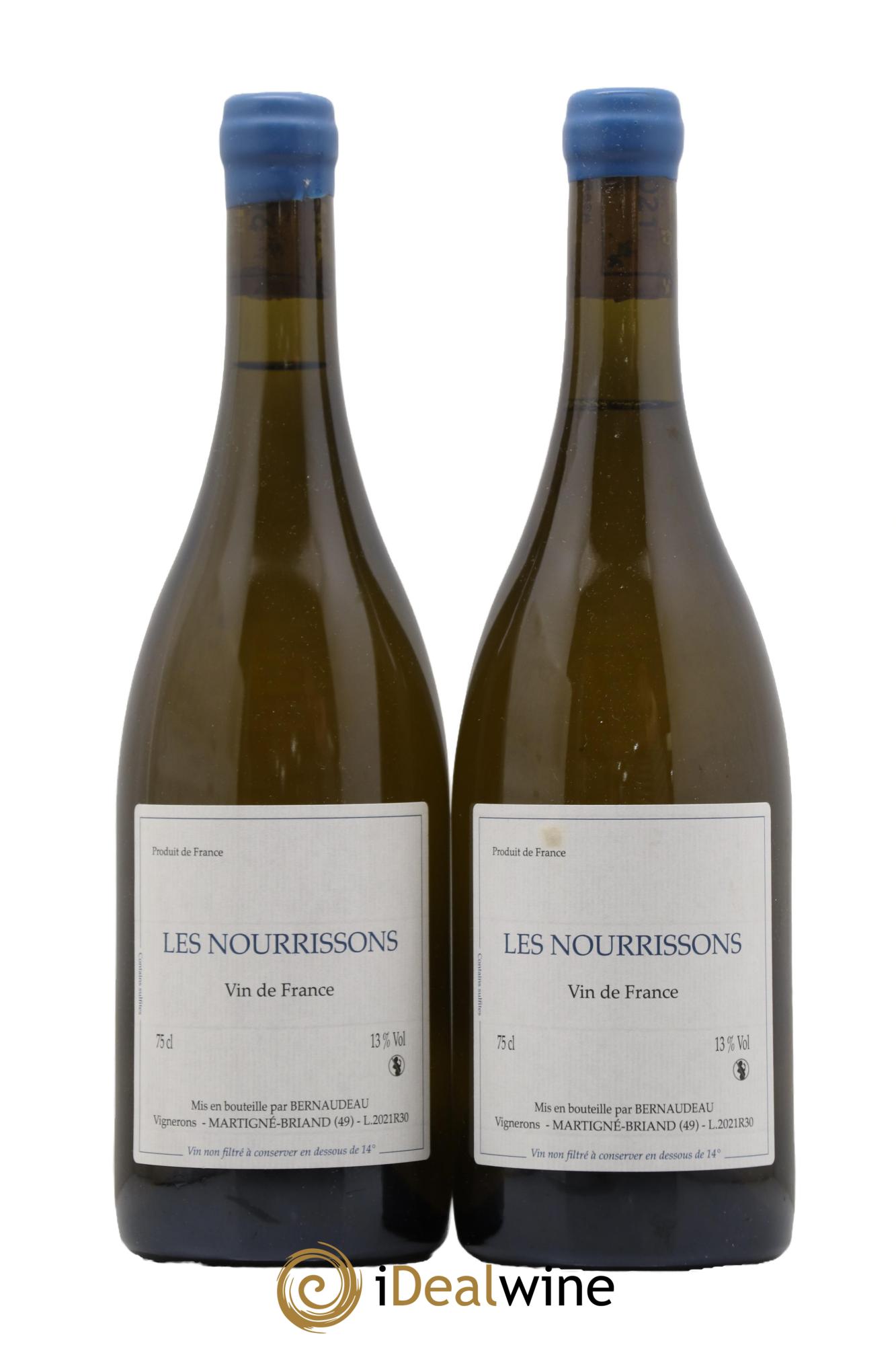 Vin de France Les Nourrissons Stéphane Bernaudeau  2021 - Lot of 2 bottles - 0