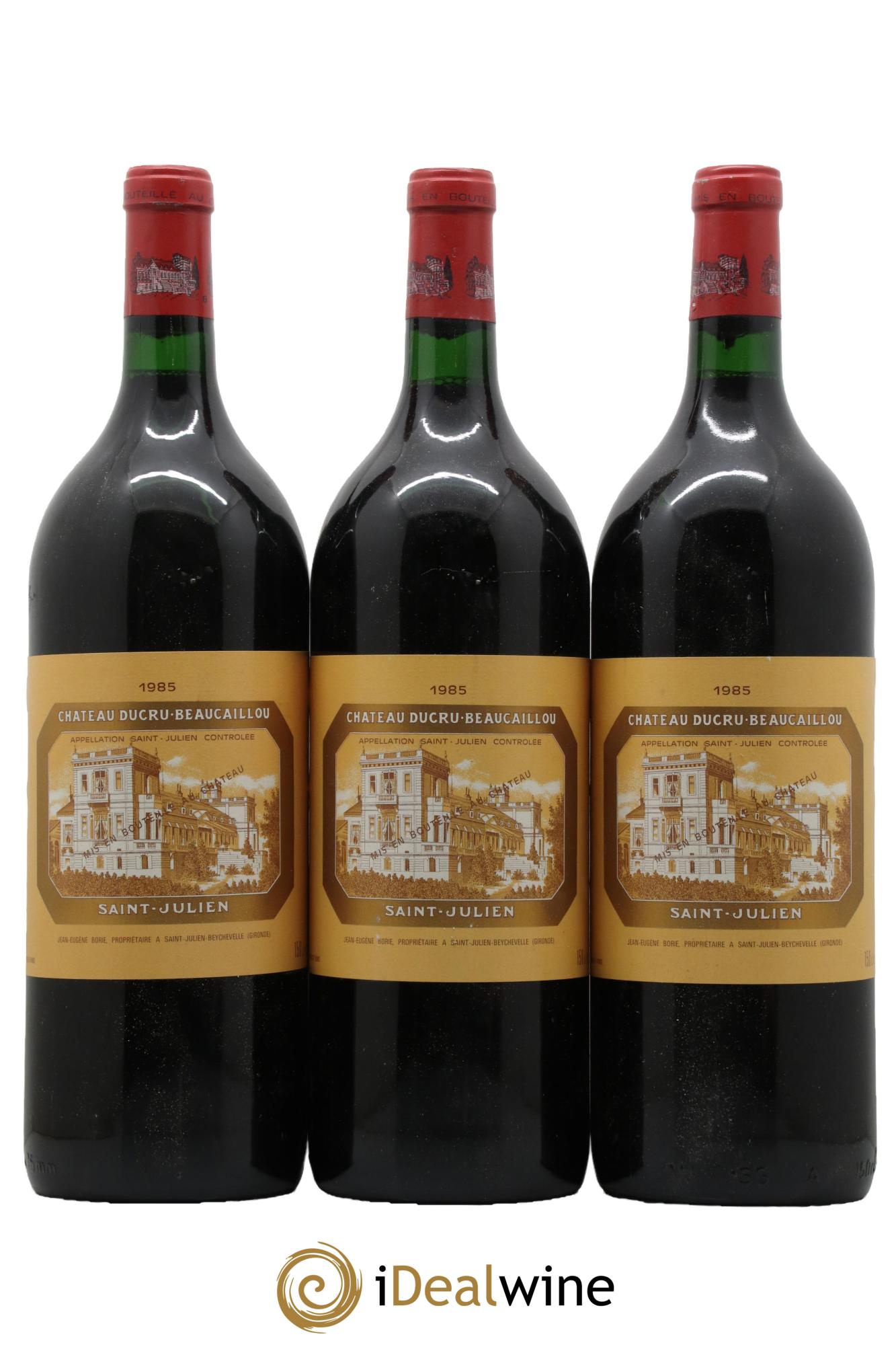 Château Ducru Beaucaillou 2ème Grand Cru Classé 1985 - Posten von 3 Magnum - 0