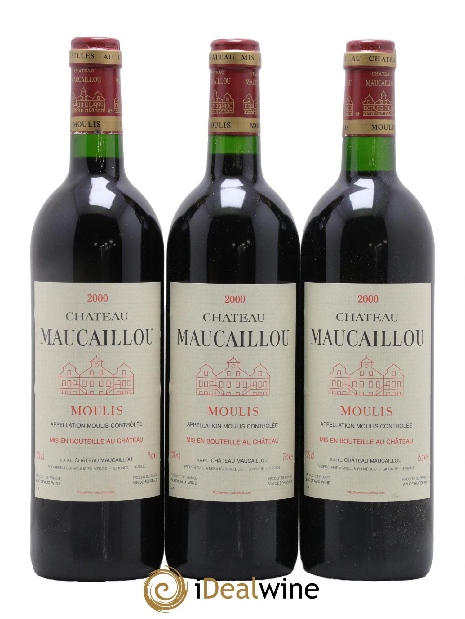 Château Maucaillou 2000 - Posten von 12 Flaschen - 2