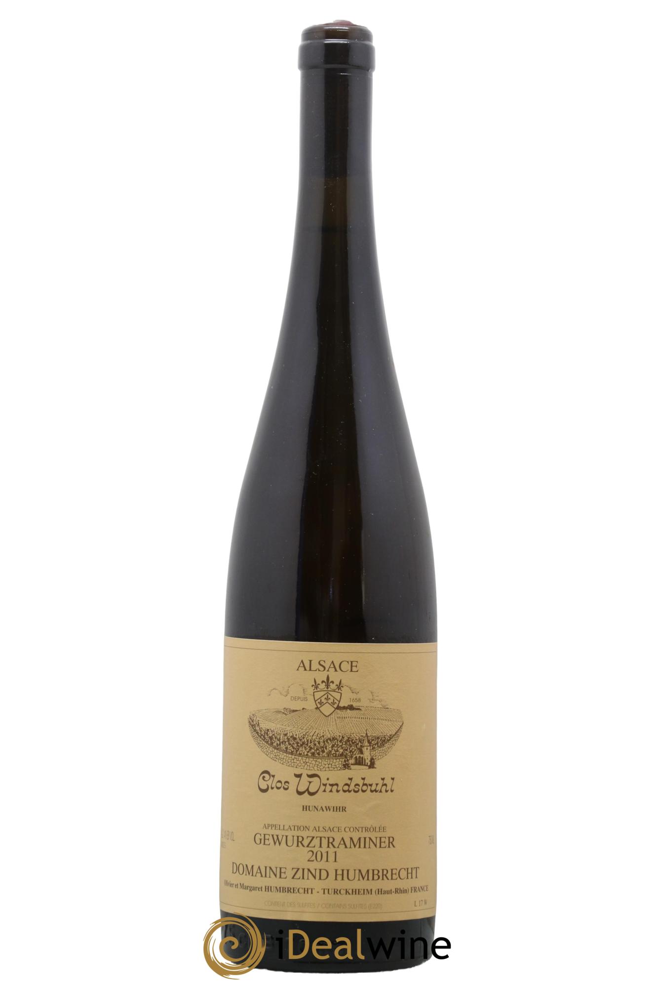 Alsace Gewurztraminer Clos Windsbuhl Zind-Humbrecht (Domaine) 2011 - Lot de 1 bouteille - 0