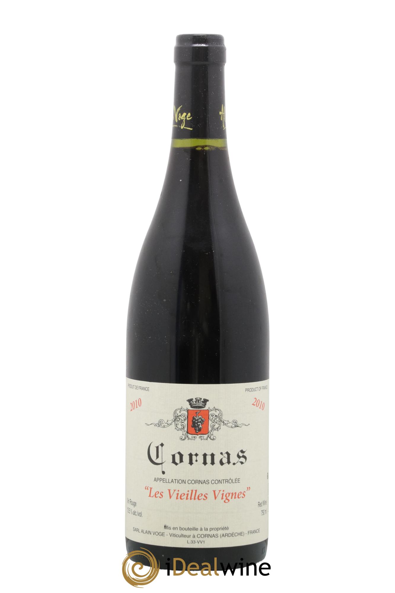 Cornas Les Vieilles Vignes Alain Voge (Domaine) 2010 - Lotto di 1 bottiglia - 0