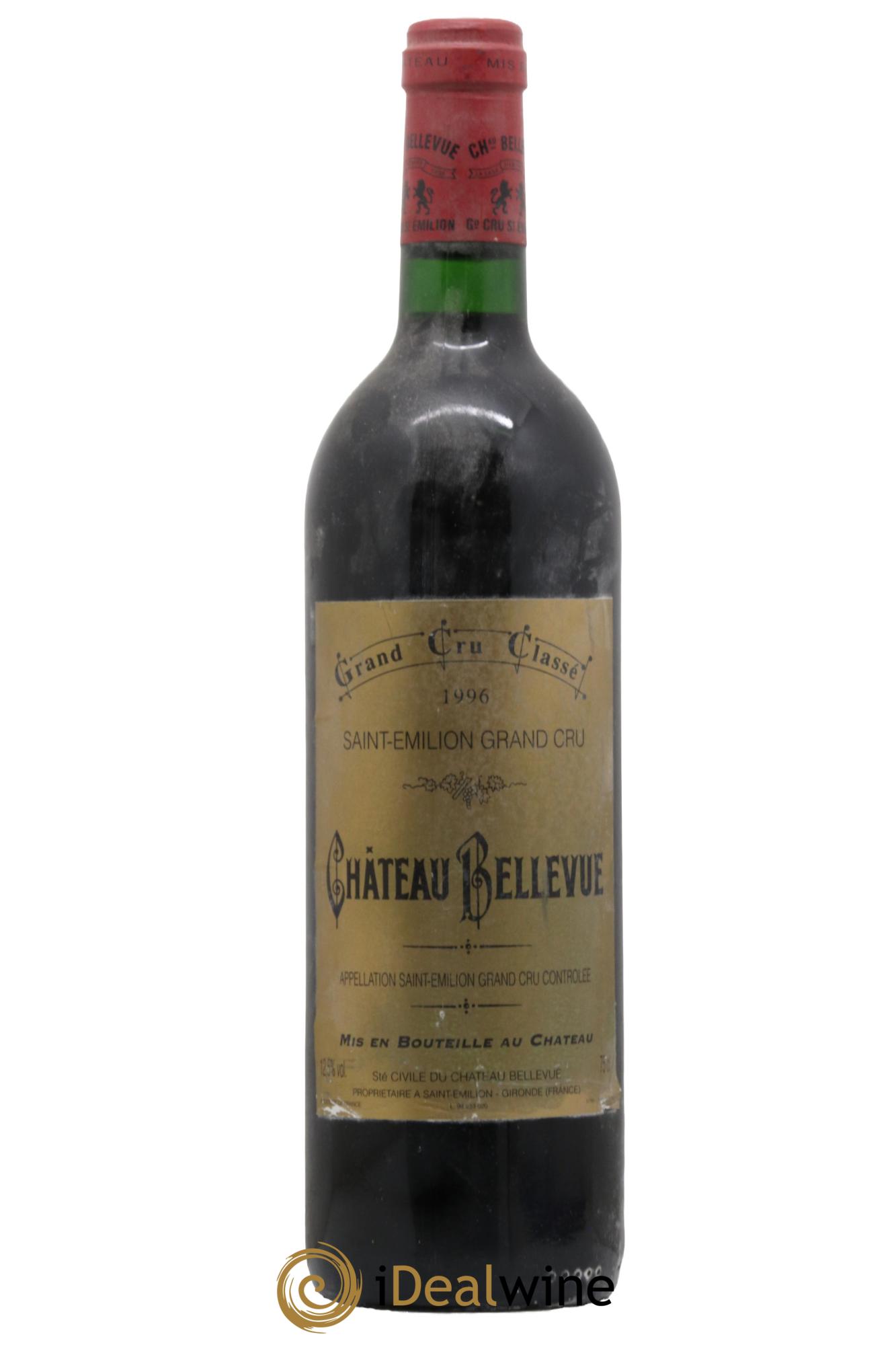 Château Bellevue Grand Cru Classé 1996 - Lotto di 1 bottiglia - 0