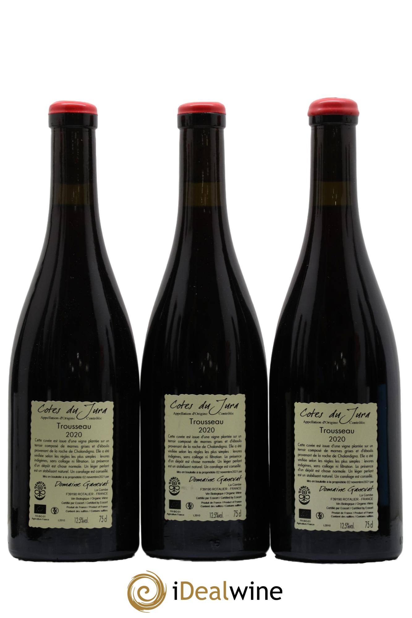 Côtes du Jura Plein Sud Jean-François Ganevat (Domaine) 2020 - Lot de 3 bouteilles - 1