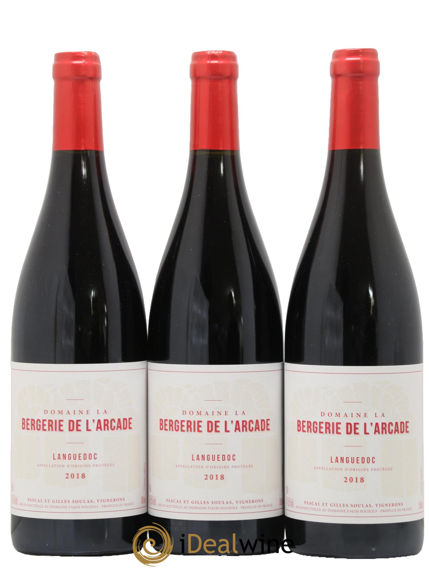 Languedoc La Bergerie de l'Arcade (Domaine) 2018 - Posten von 3 Flaschen - 0