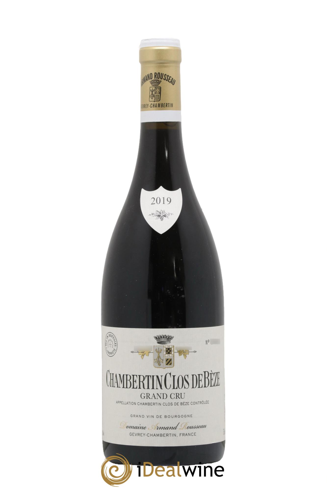 Chambertin Clos de Bèze Grand Cru Armand Rousseau (Domaine) 2019 - Lot de 1 bouteille - 0