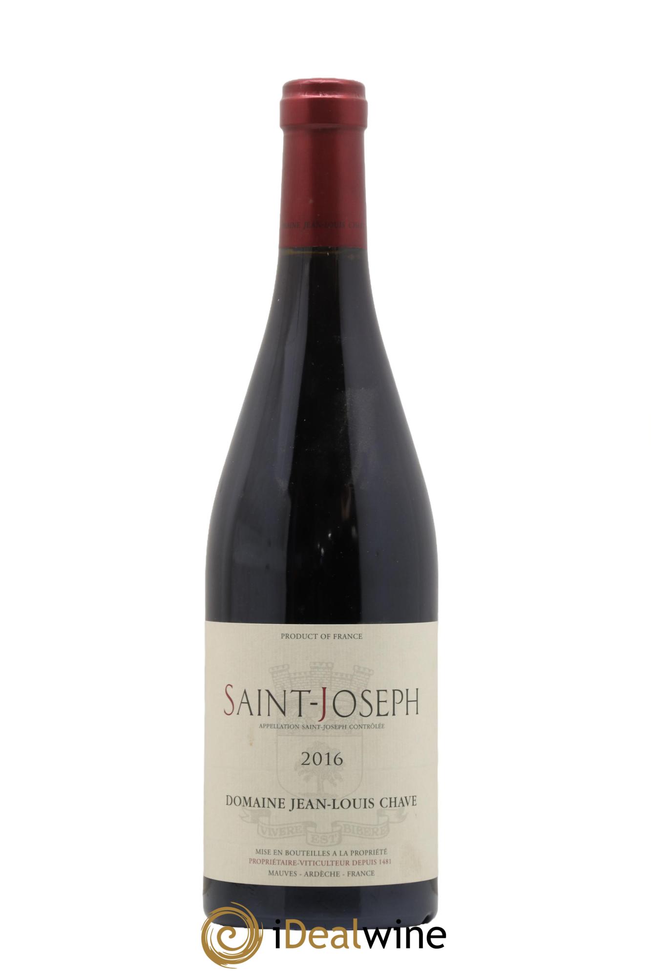 Saint-Joseph Jean-Louis Chave 2016 - Lot de 1 bouteille - 0