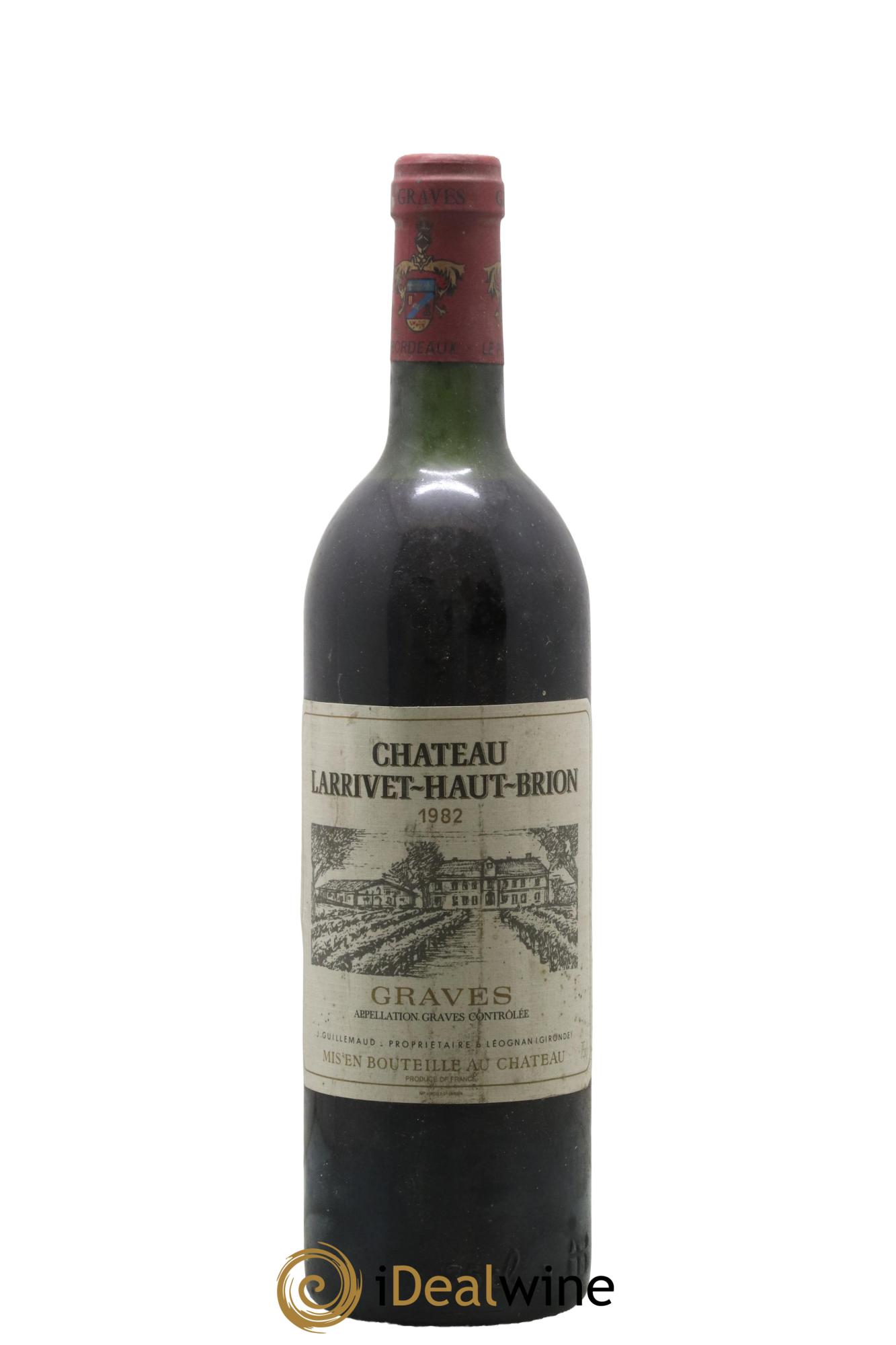 Château Larrivet Haut-Brion 1982 - Posten von 1 Flasche - 0