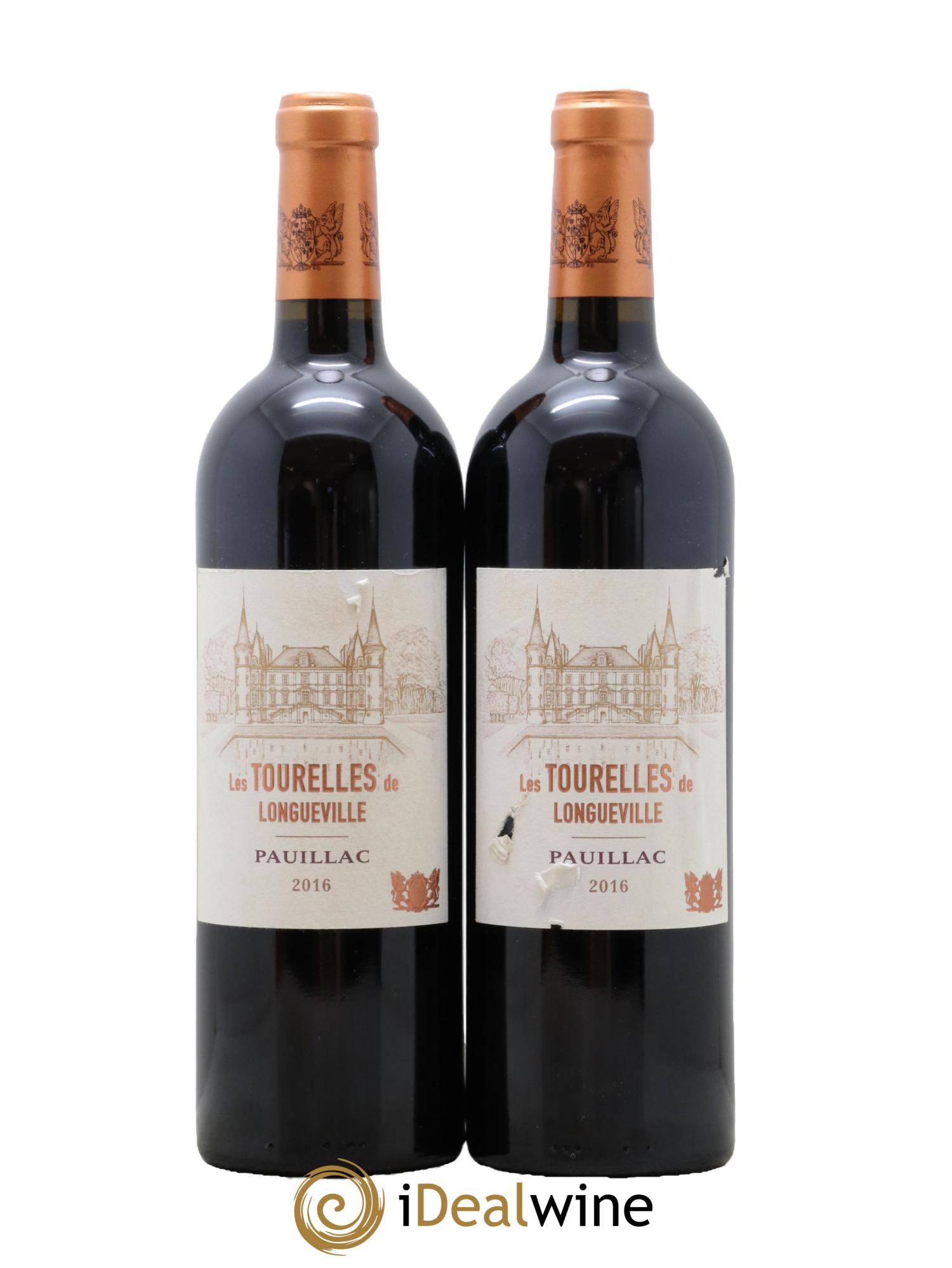 Les Tourelles de Longueville Second Vin 2016 - Lotto di 2 bottiglie - 0