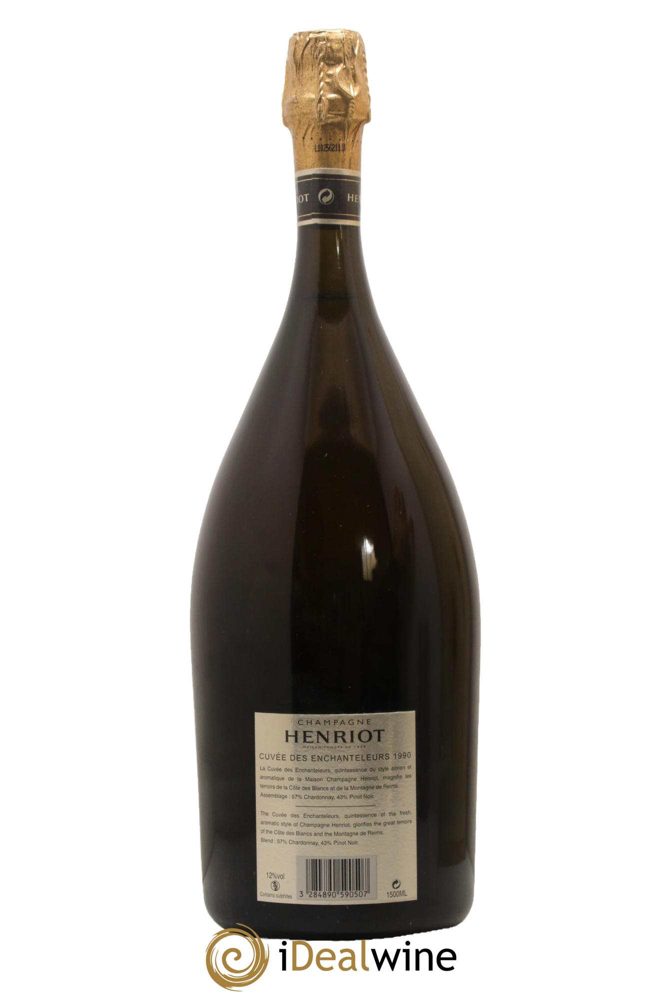 Cuvée des Enchanteleurs Henriot 1990 - Lotto di 1 magnum - 2