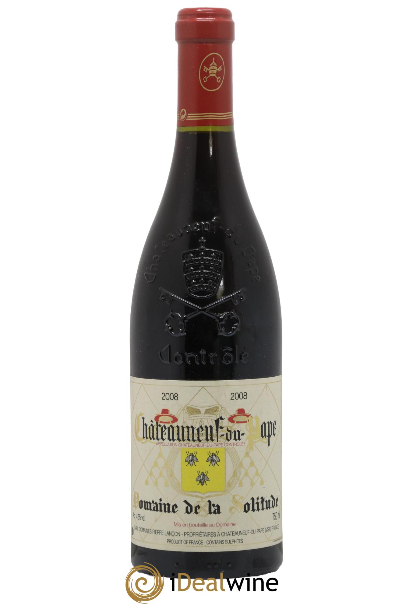 Châteauneuf-du-Pape Domaine de la Solitude 2008 - Lotto di 1 bottiglia - 0