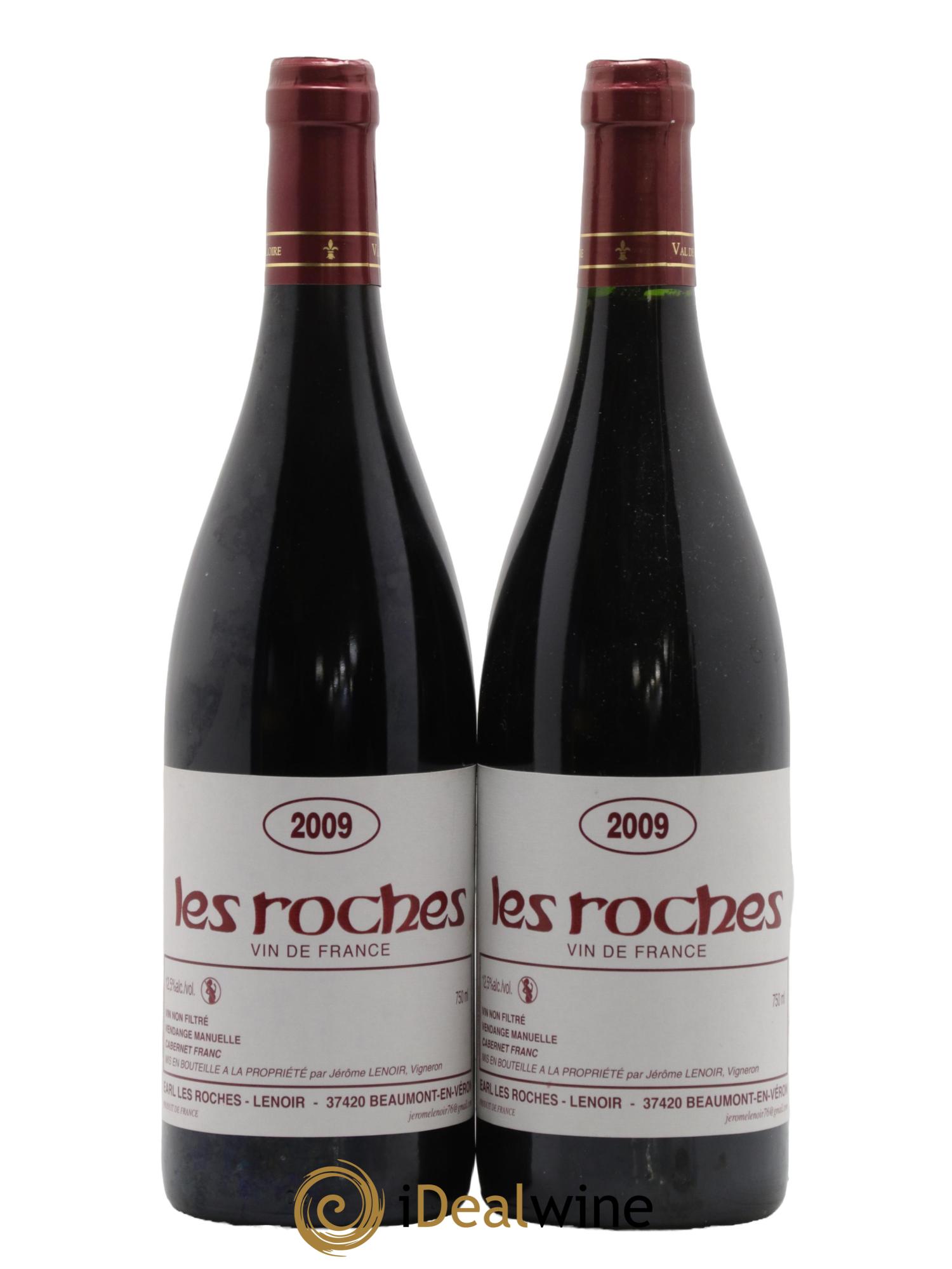 Vin de France Les Roches Lenoir (Domaine) 2009 - Lot de 2 bouteilles - 0