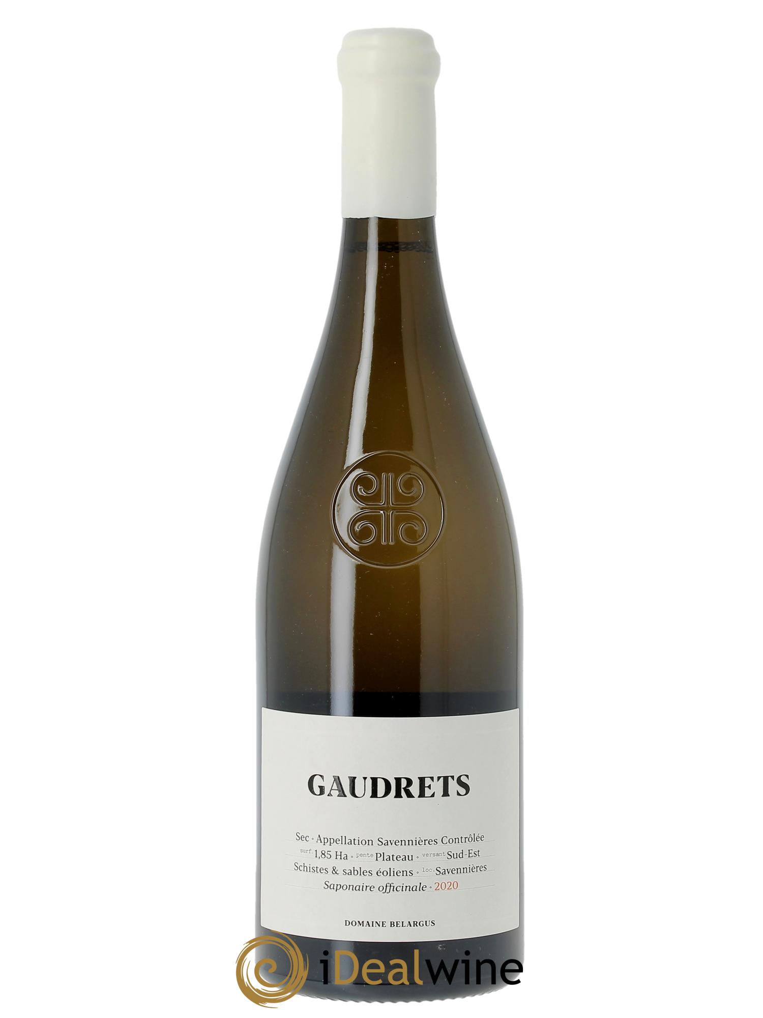 Savennières Gaudrets Belargus 2020 - Lot of 1 bottle - 0