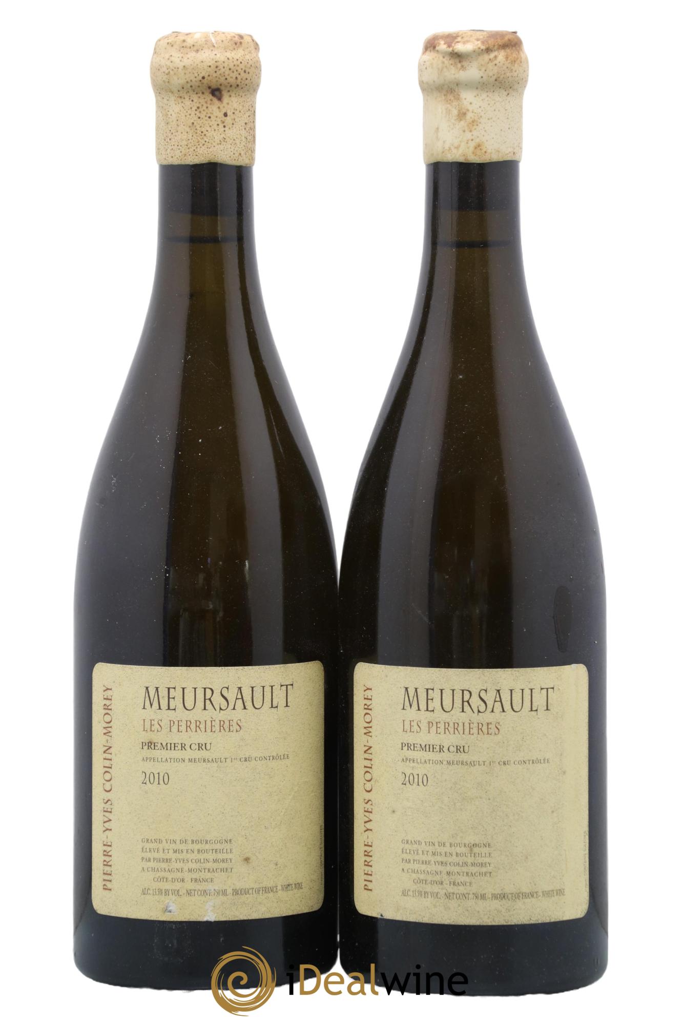 Meursault 1er Cru Les Perrières Pierre-Yves Colin Morey 2010 - Lot de 2 bouteilles - 0