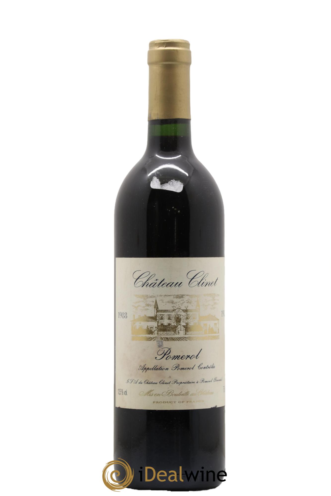 Château Clinet 1988 - Posten von 1 Flasche - 0