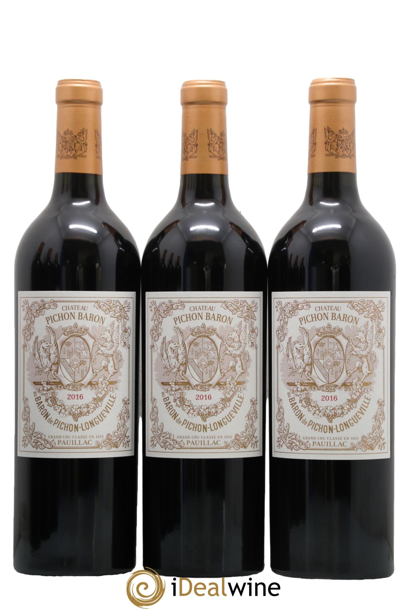 Pichon Longueville Baron 2ème Grand Cru Classé 2016 - Lot de 6 bouteilles - 1