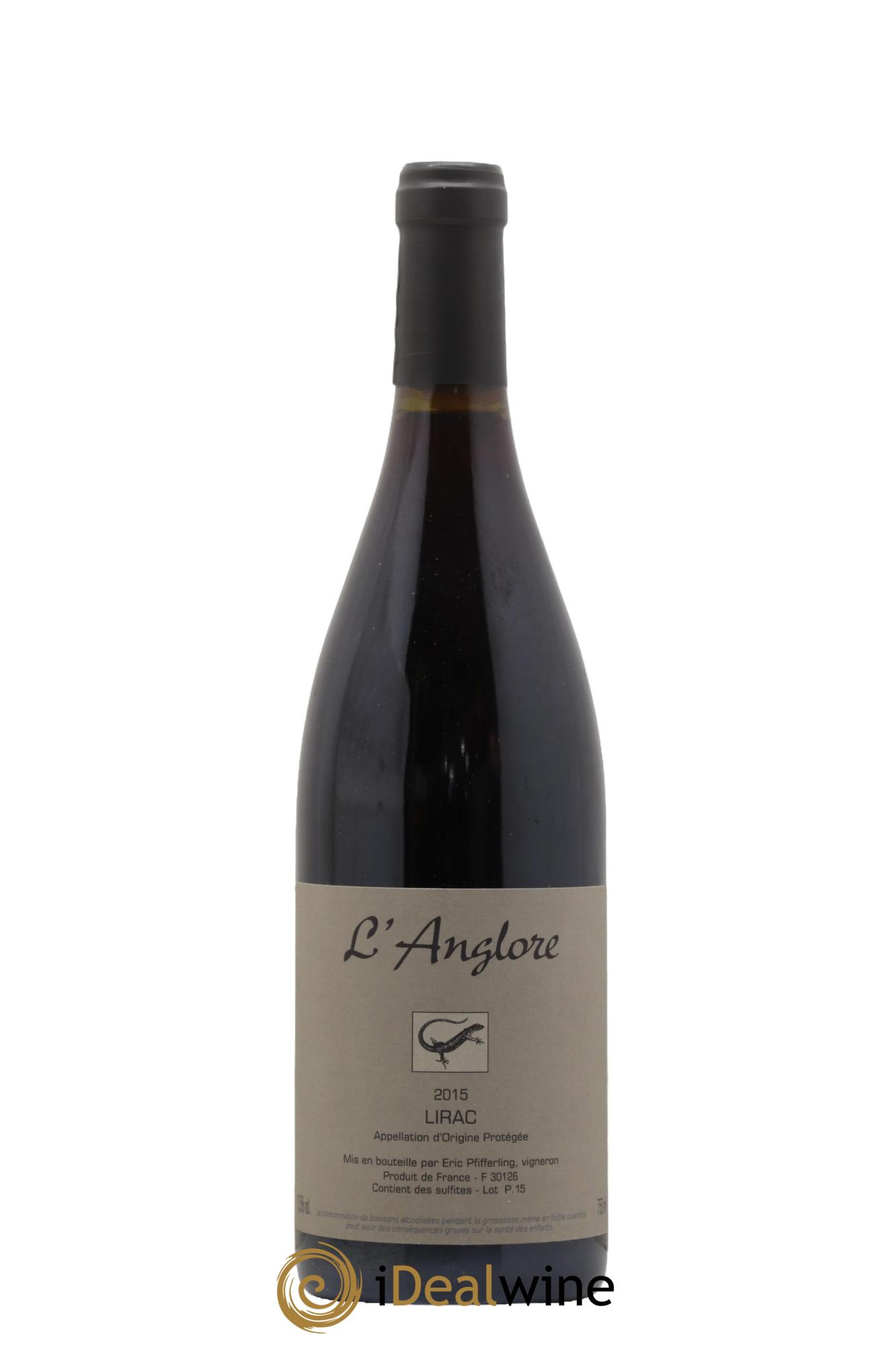 Lirac L'Anglore 2015 - Posten von 1 Flasche - 0