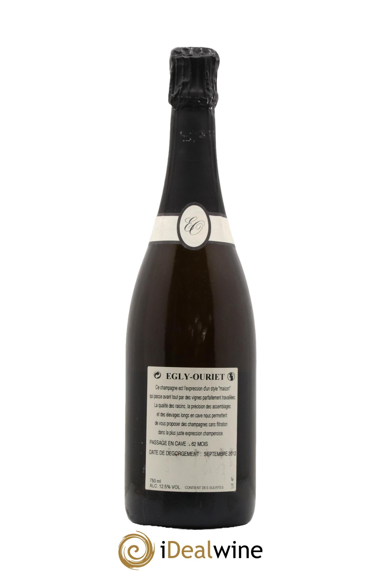 Blanc de Noirs Les Crayères Vieilles vignes Egly-Ouriet - Lot de 1 bouteille - 1