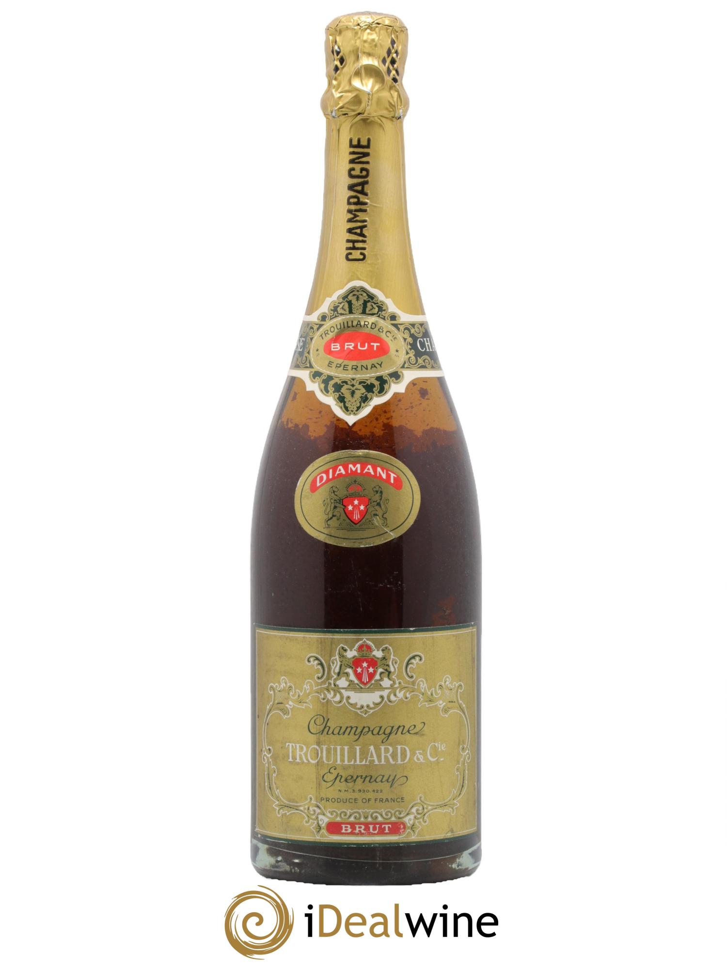 Champagne Brut Cuvee Diamant Trouillard - Lot of 1 bottle - 0