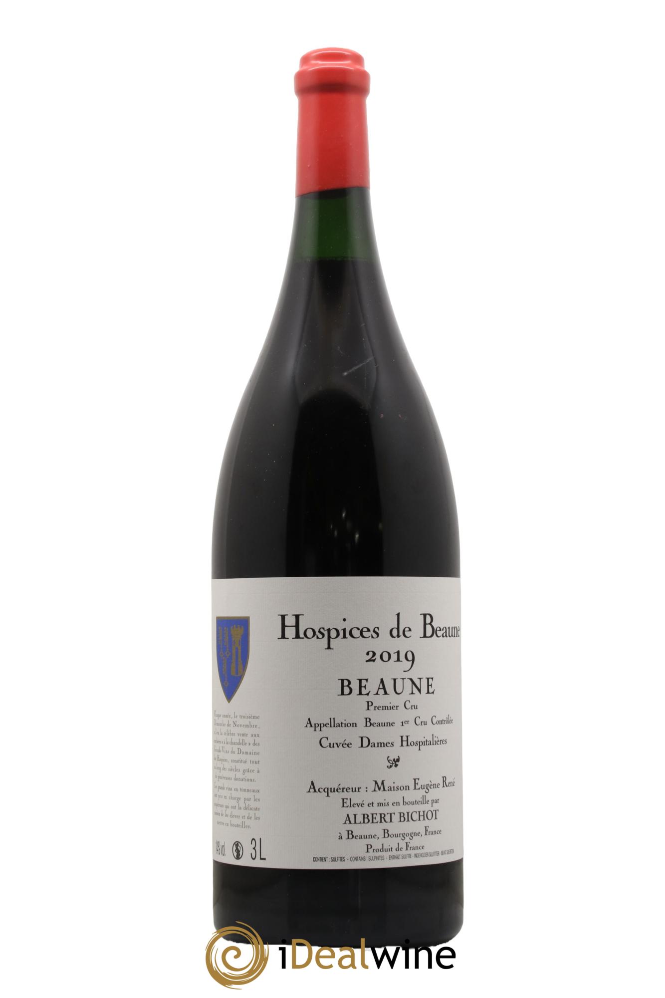 Beaune 1er Cru Cuvee Dames Hospitalieres Hospices de Beaune Albert Bichot 2019 - Lot of 1 double magnum - 0