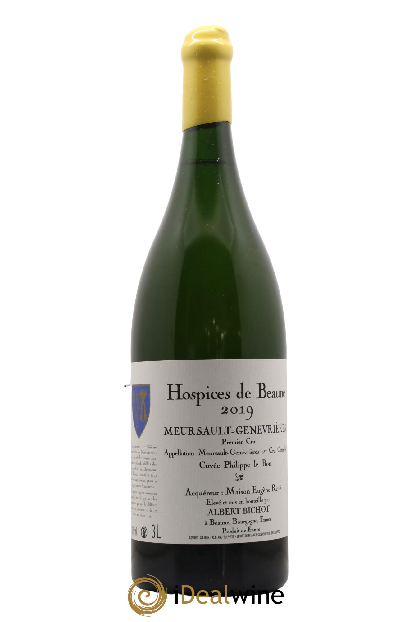 Meursault 1er Cru Genevrieres Cuvee Philippe le Bon Hospices de Beaune Albert Bichot 2019 - Lot de 1 double magnum - 0