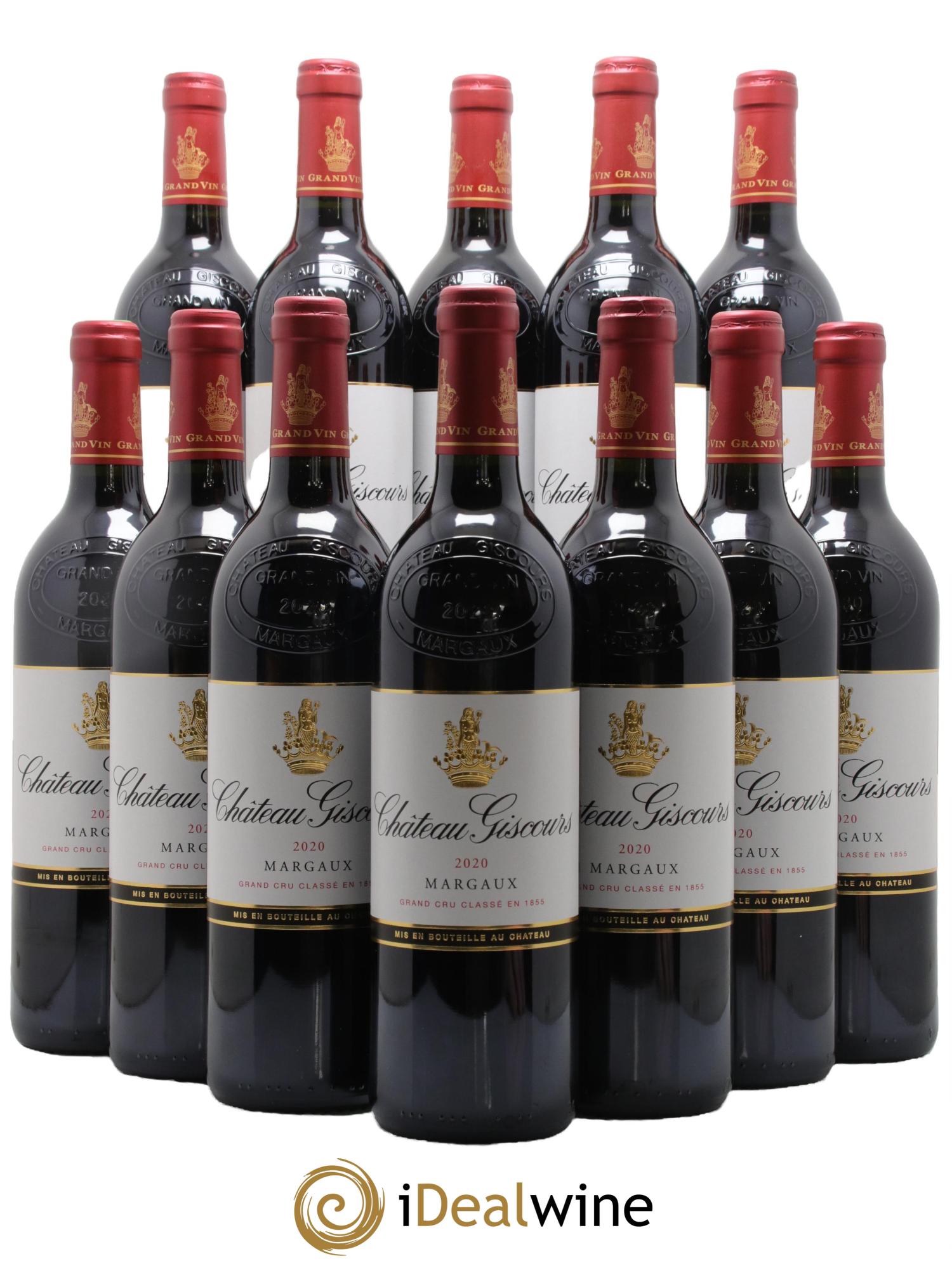 Château Giscours 3ème Grand Cru Classé 2020 - Lot de 12 bouteilles - 0