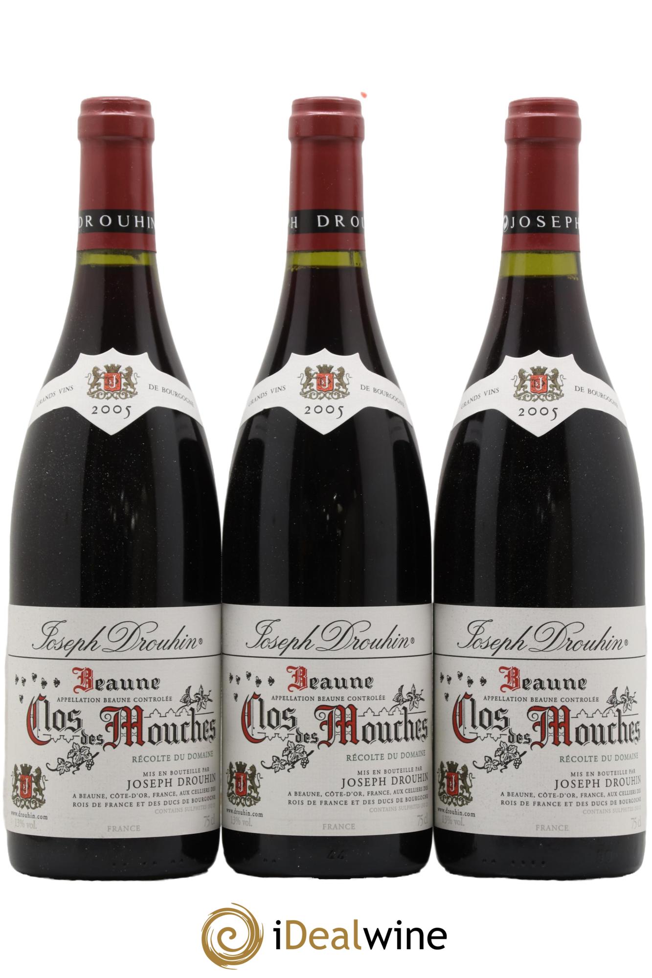 Beaune 1er Cru Clos des Mouches Joseph Drouhin  2005 - Lot de 6 bouteilles - 1