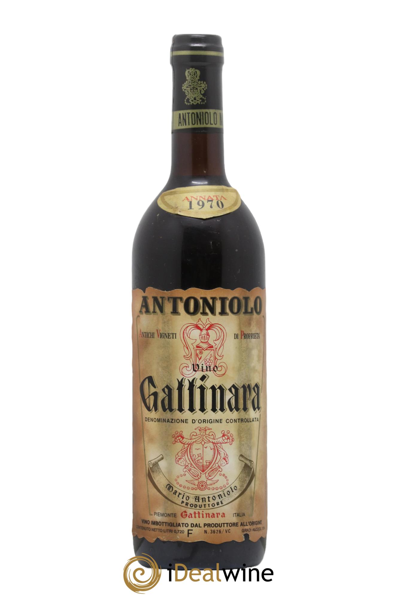 Gattinara DOCG Antoniolo 1970 - Lot de 1 bouteille - 0