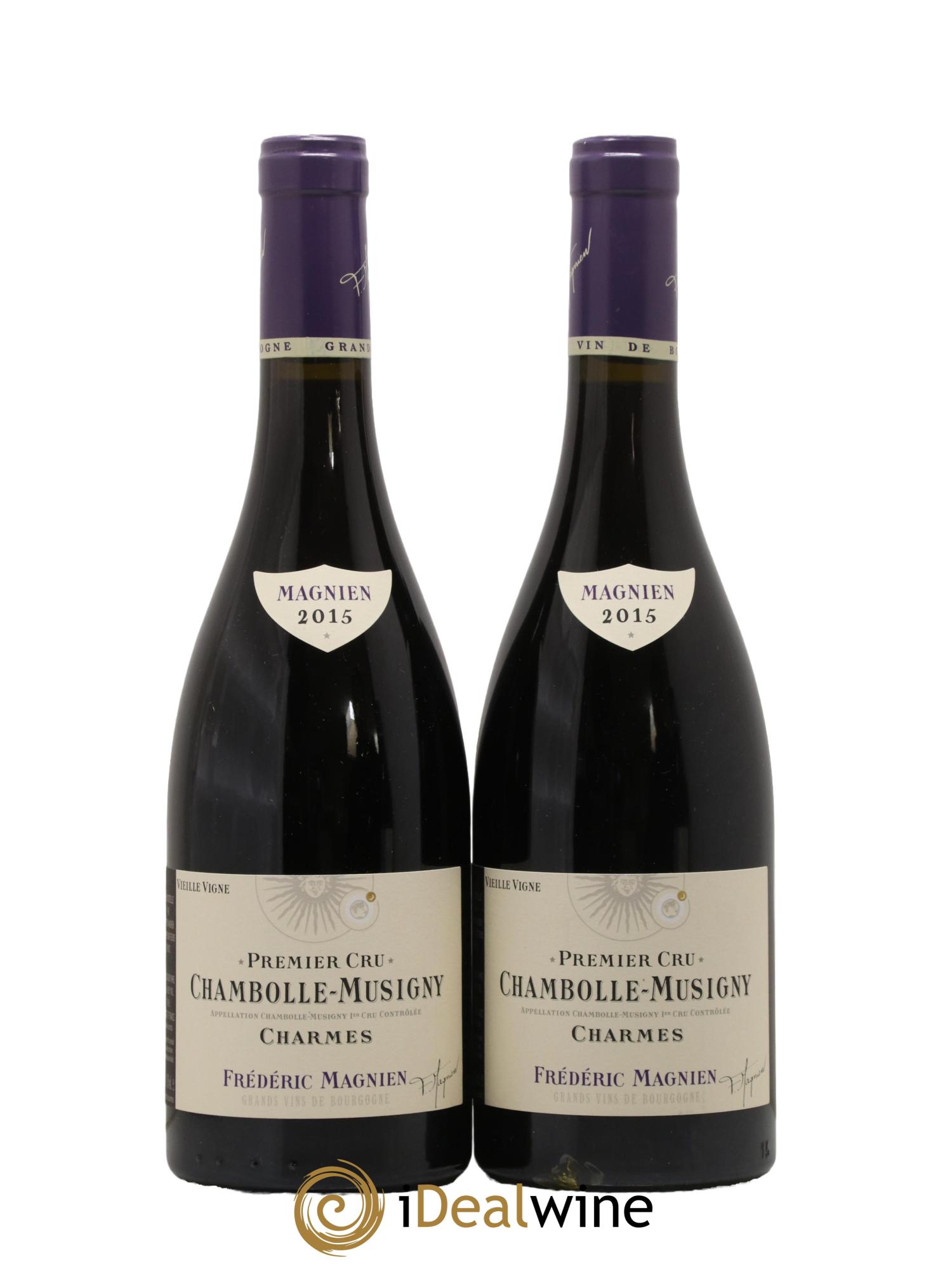 Chambolle-Musigny 1er Cru Les Charmes Vieilles vignes Frédéric Magnien 2015 - Posten von 2 Flaschen - 0