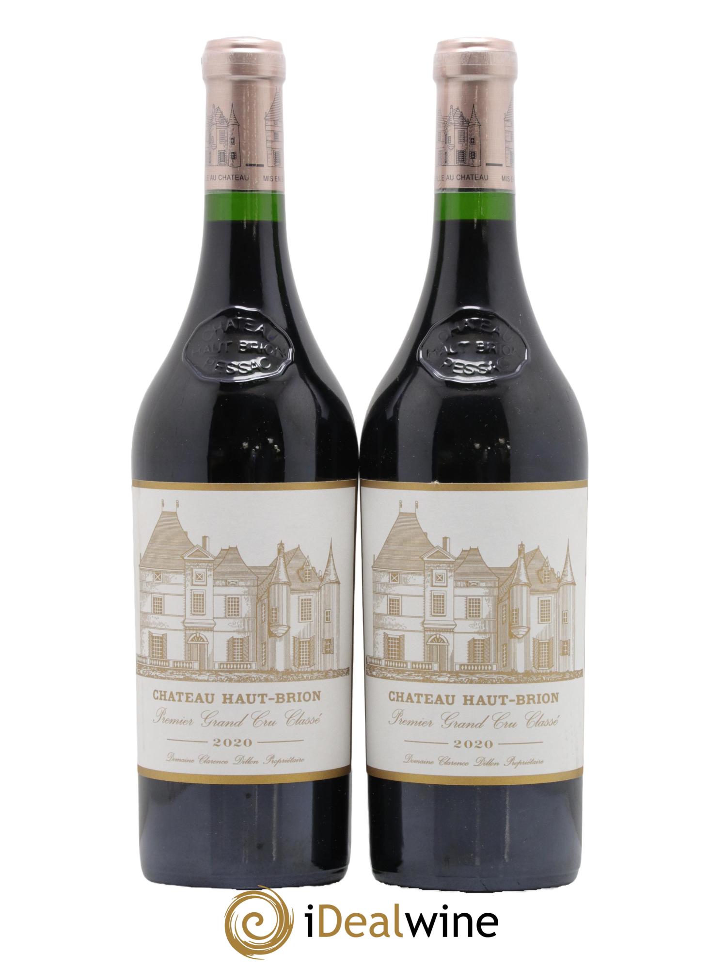 Château Haut Brion 1er Grand Cru Classé  2020 - Lot de 2 bouteilles - 0